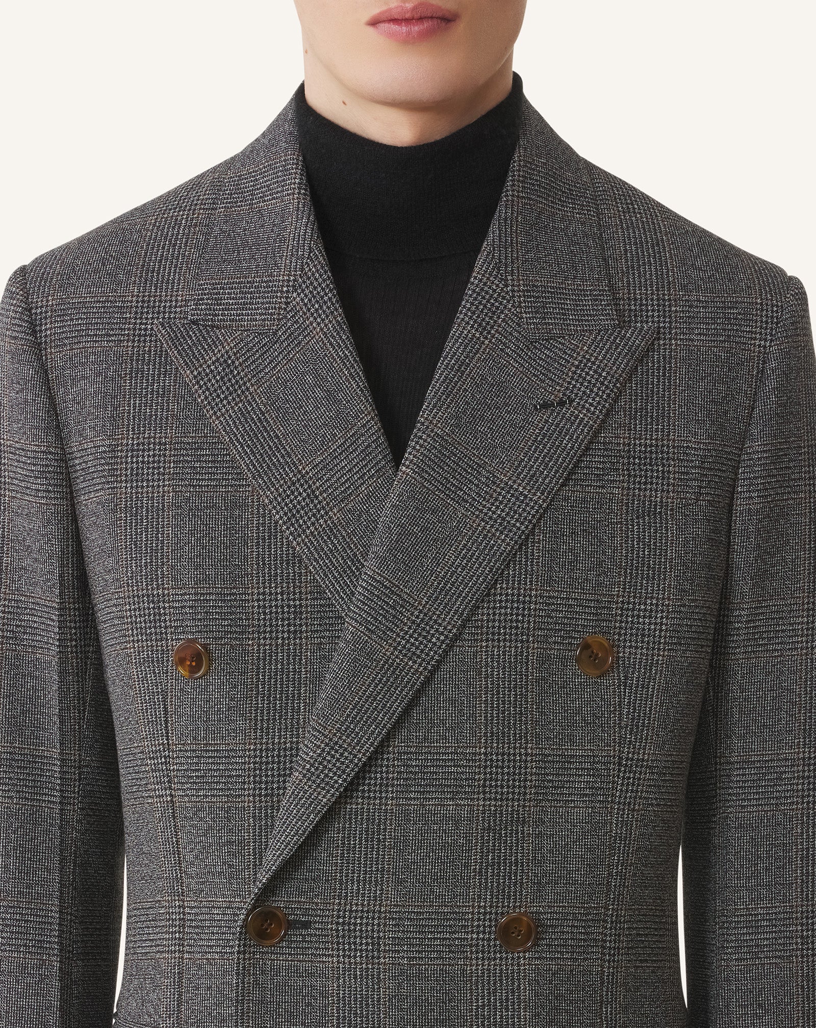 FITTED DOUBLE-BREASTED JACKET