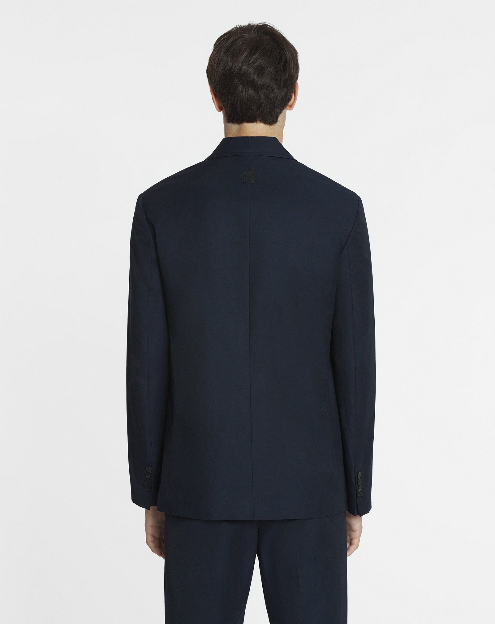 TECHNICAL COTTON STRAIGHT FIT JACKET