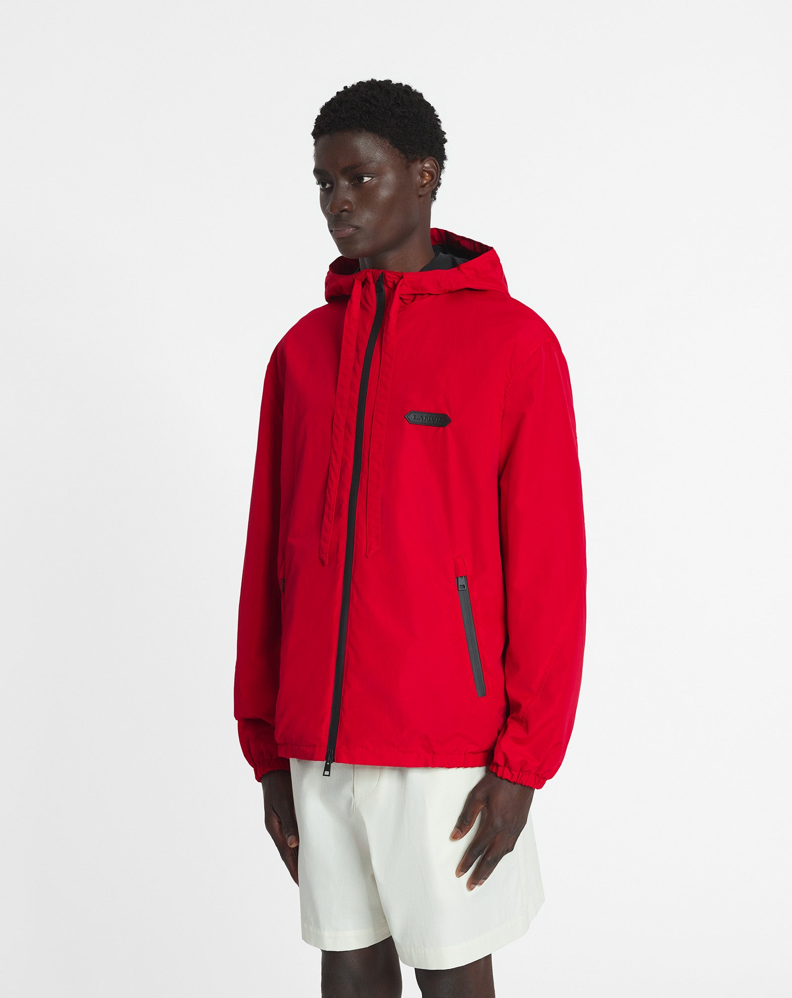 WINDBREAKER IN TECHNICAL FABRIC
