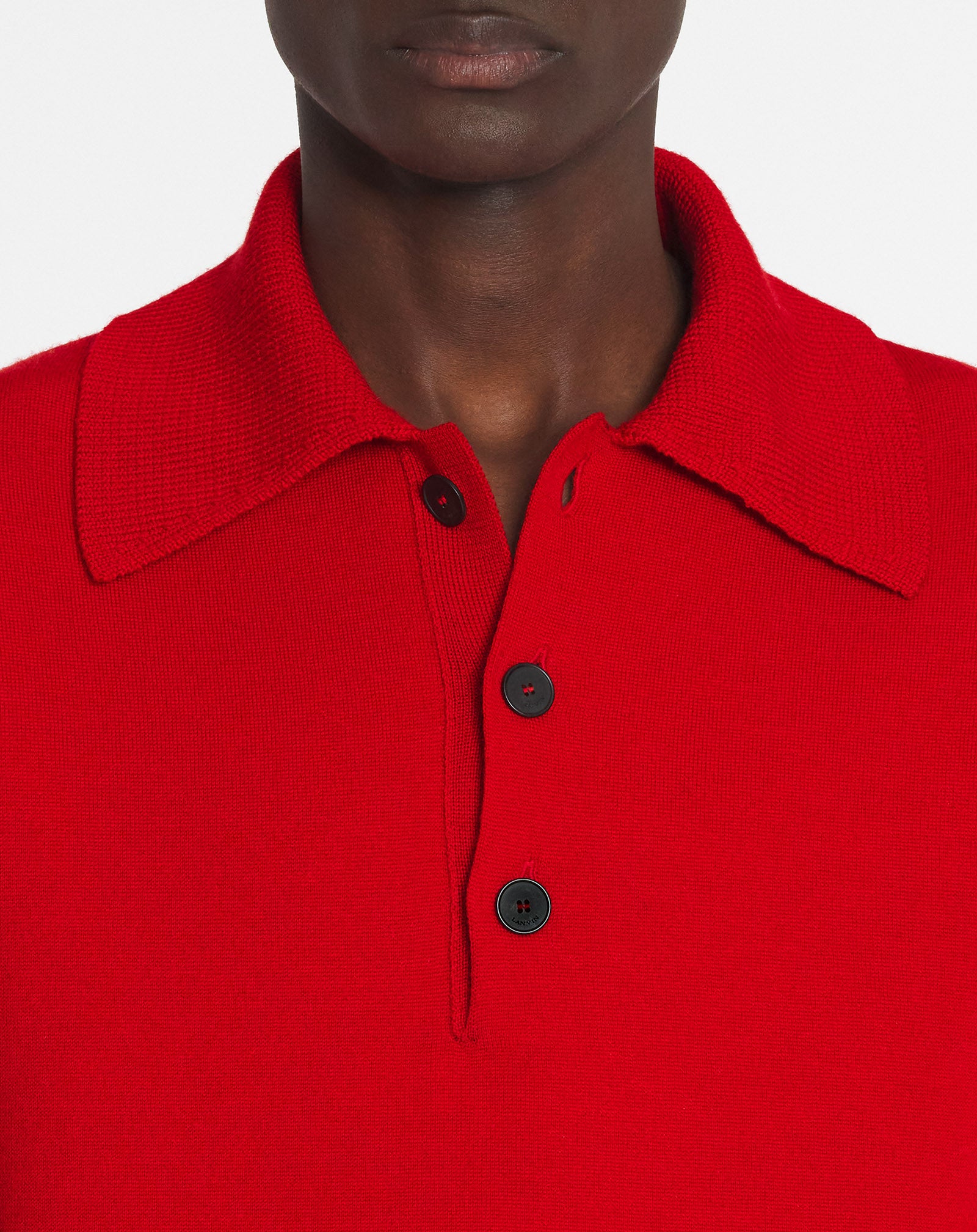 OVERSIZED WOOL POLO SHIRT