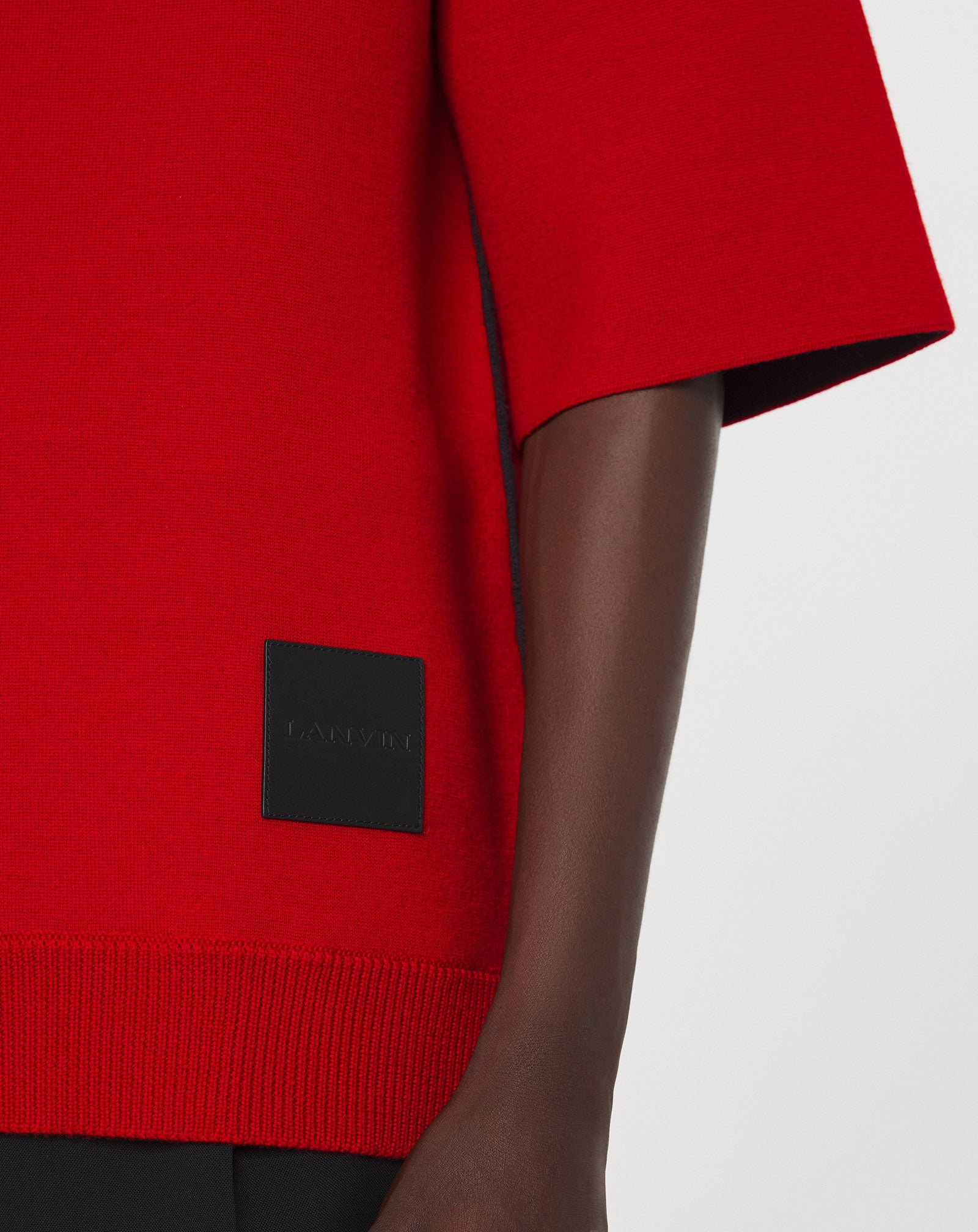 OVERSIZED WOOL POLO SHIRT