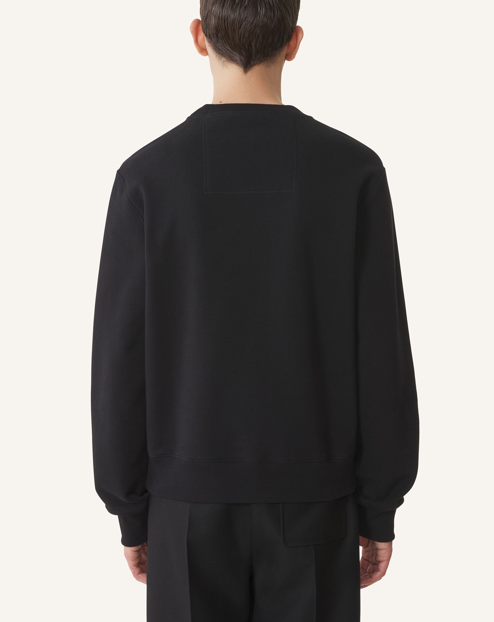 LANVIN EMBROIDERED COTTON SWEATSHIRT