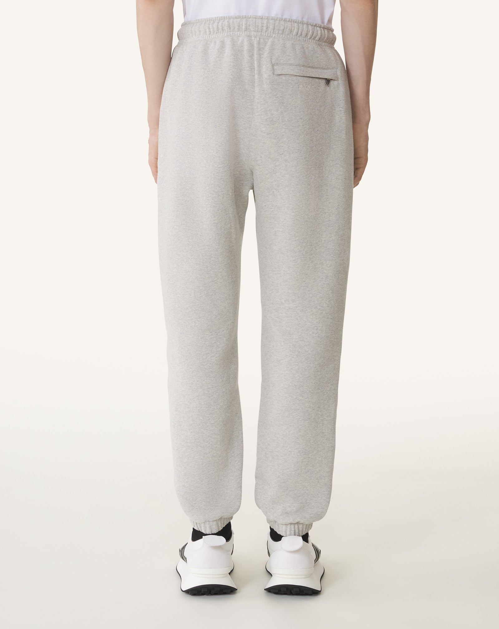 COTTON AND CASHMERE JOGGER PANTS