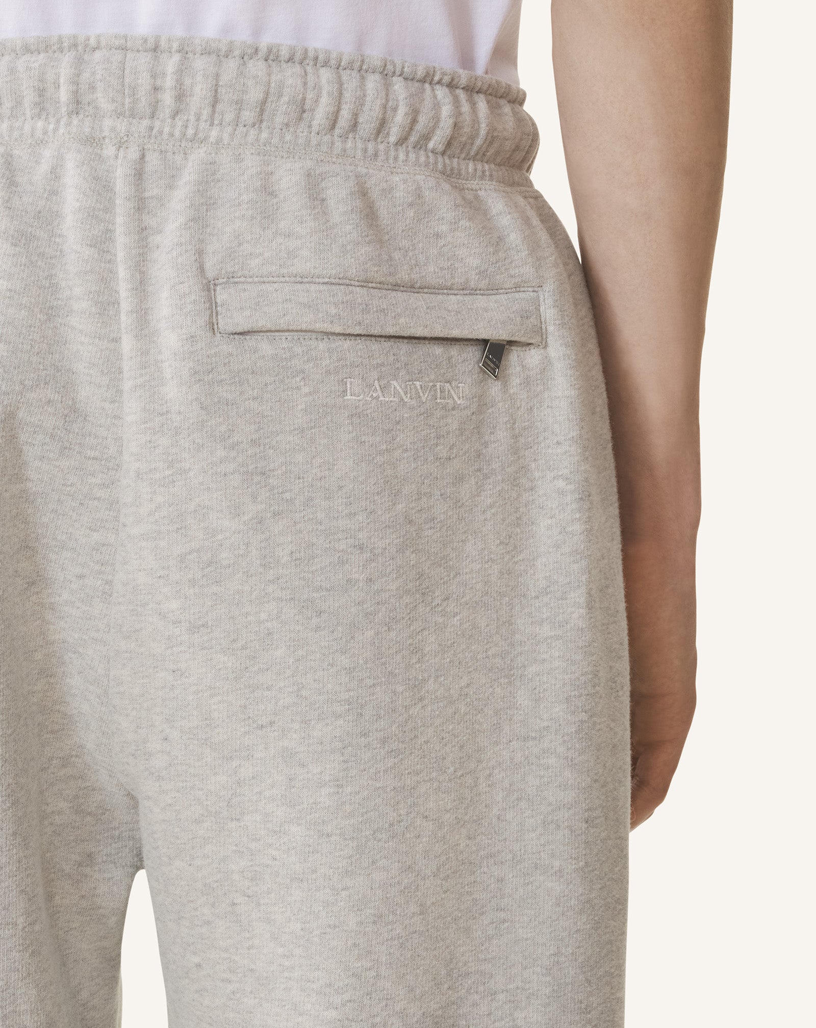 COTTON AND CASHMERE JOGGER PANTS