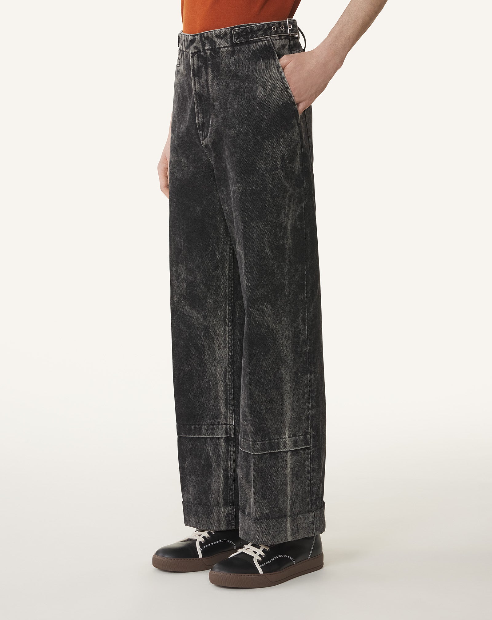 DENIM CHINO PANTS