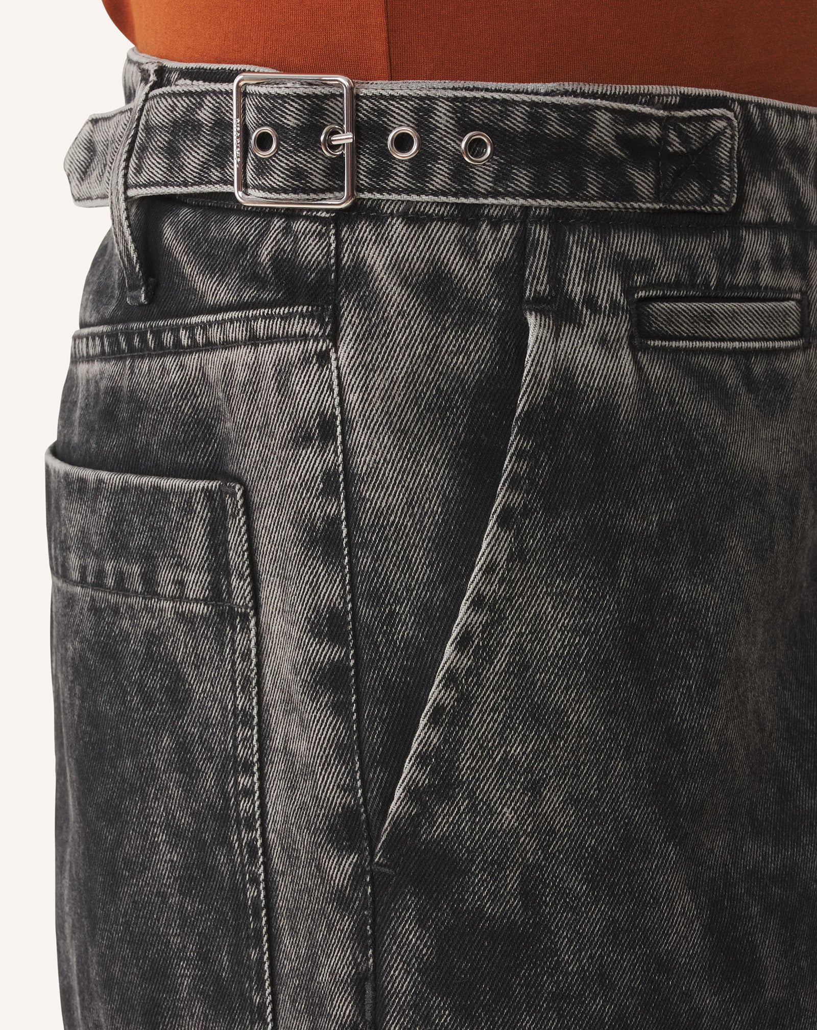 DENIM CHINO PANTS