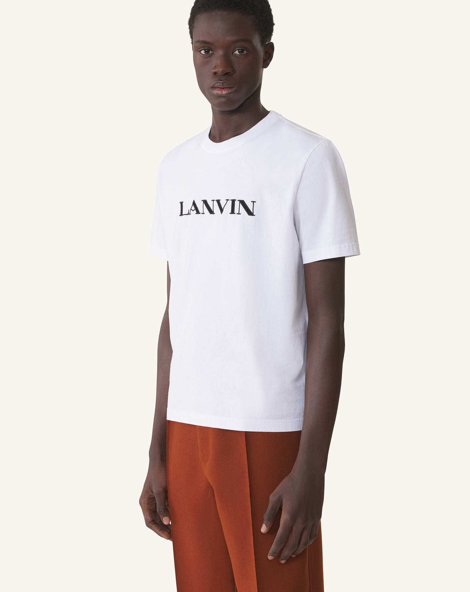 LANVIN EMBROIDERED T-SHIRT