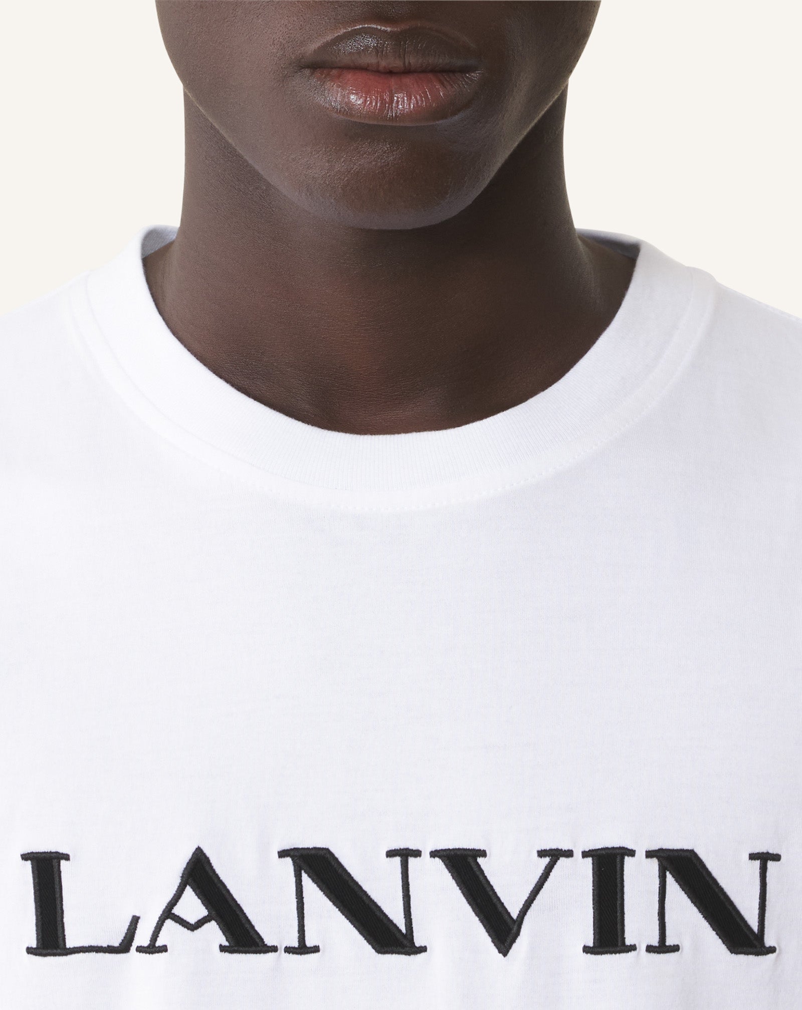 LANVIN EMBROIDERED T-SHIRT