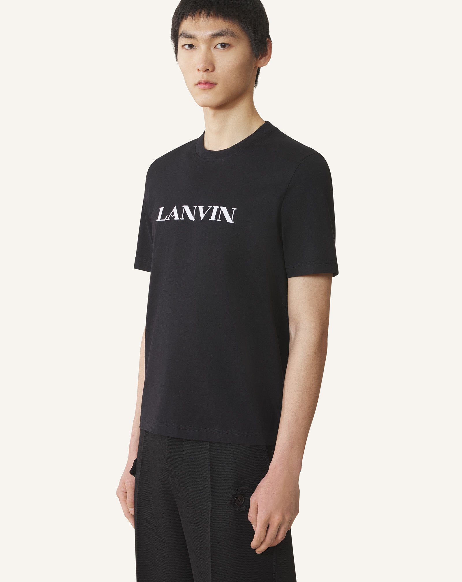 LANVIN EMBROIDERED T-SHIRT