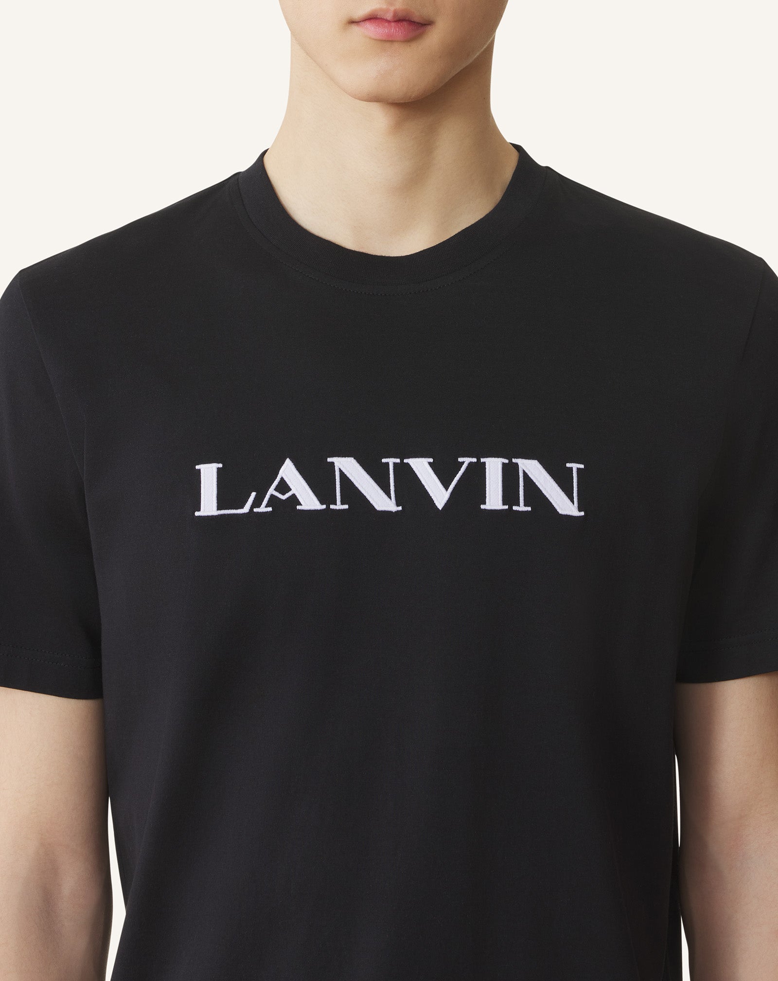LANVIN EMBROIDERED T-SHIRT