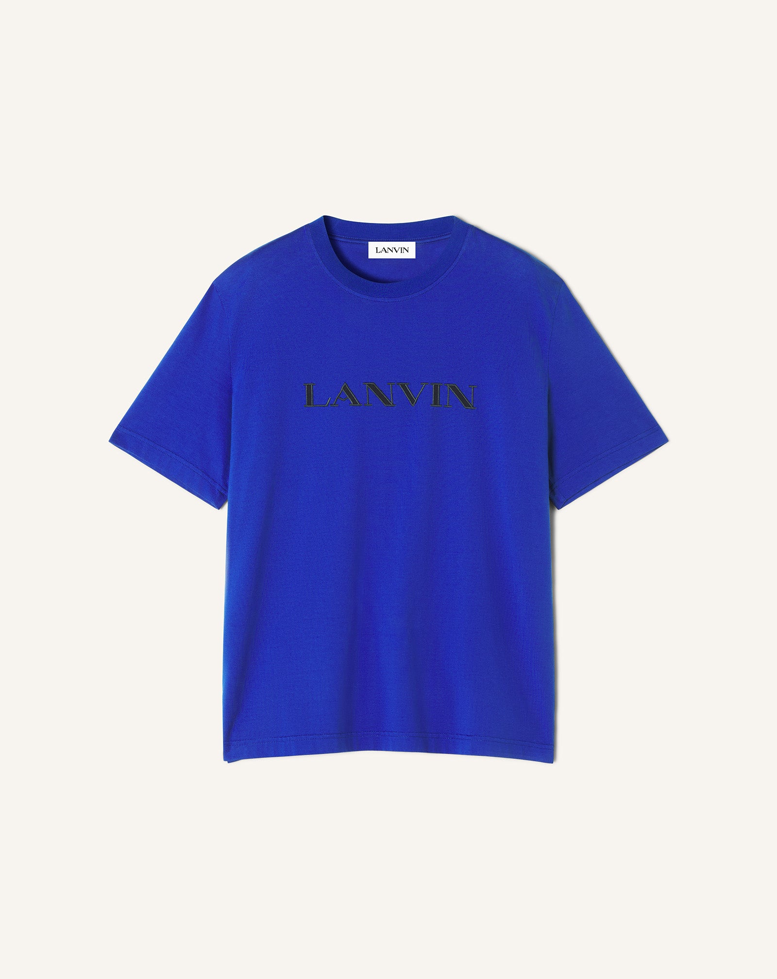 LANVIN EMBROIDERED COTTON T-SHIRT