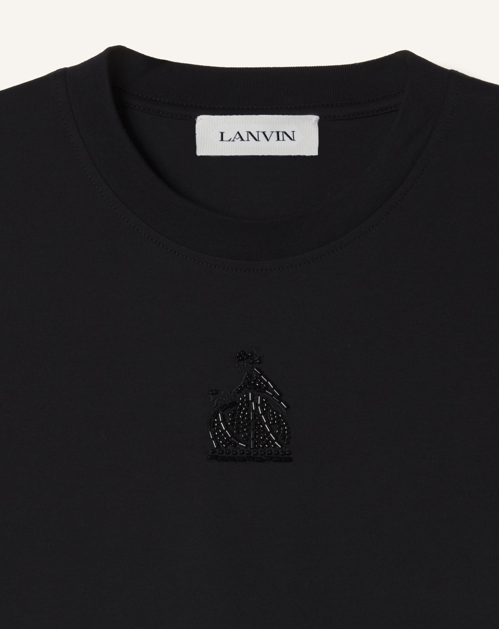 MOTHER AND CHILD EMBROIDERED COTTON JERSEY T-SHIRT