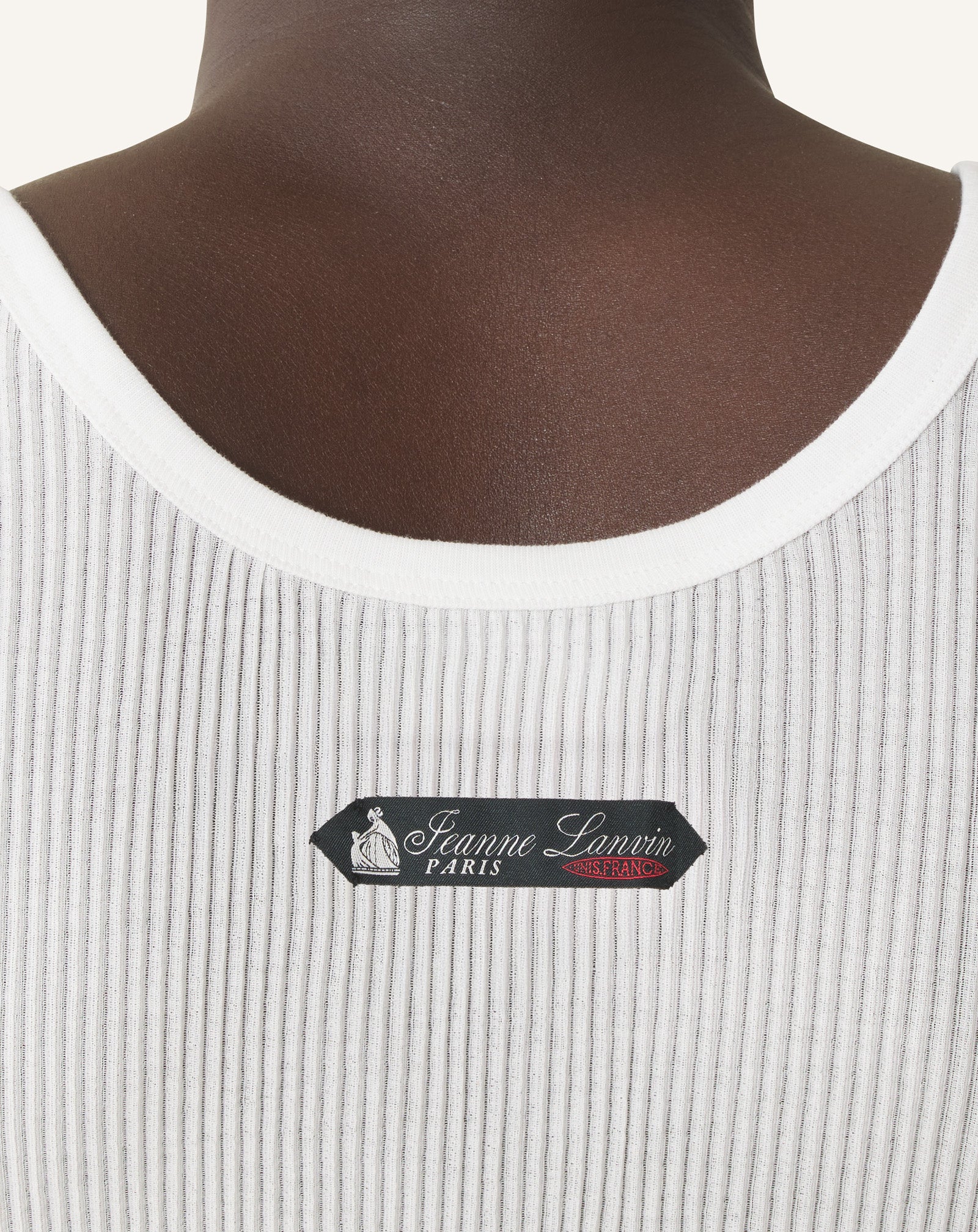 PLEATED JERSEY TANK TOP