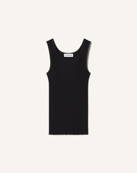 PLEATED JERSEY TANK TOP