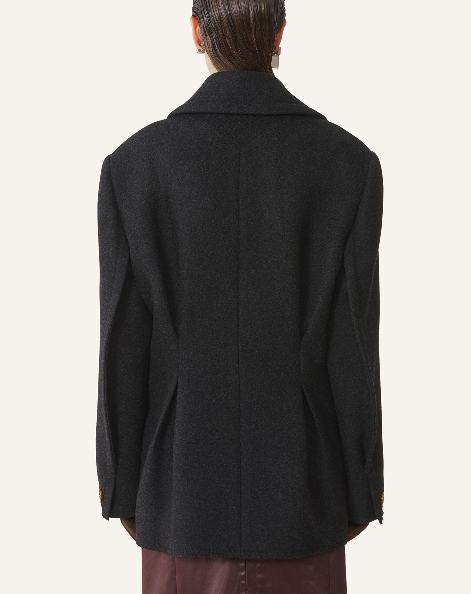 STRAIGHT PEACOAT