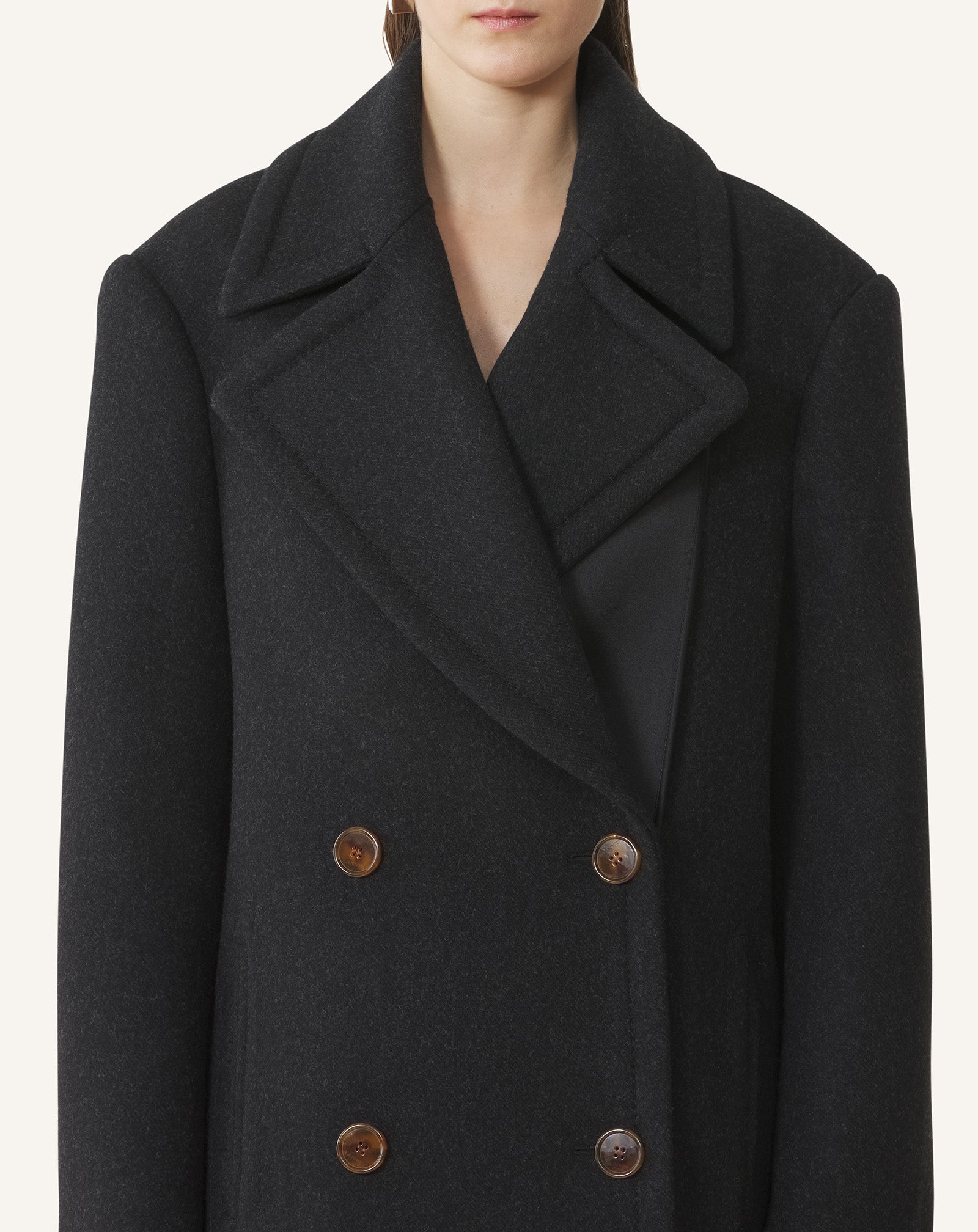 STRAIGHT PEACOAT