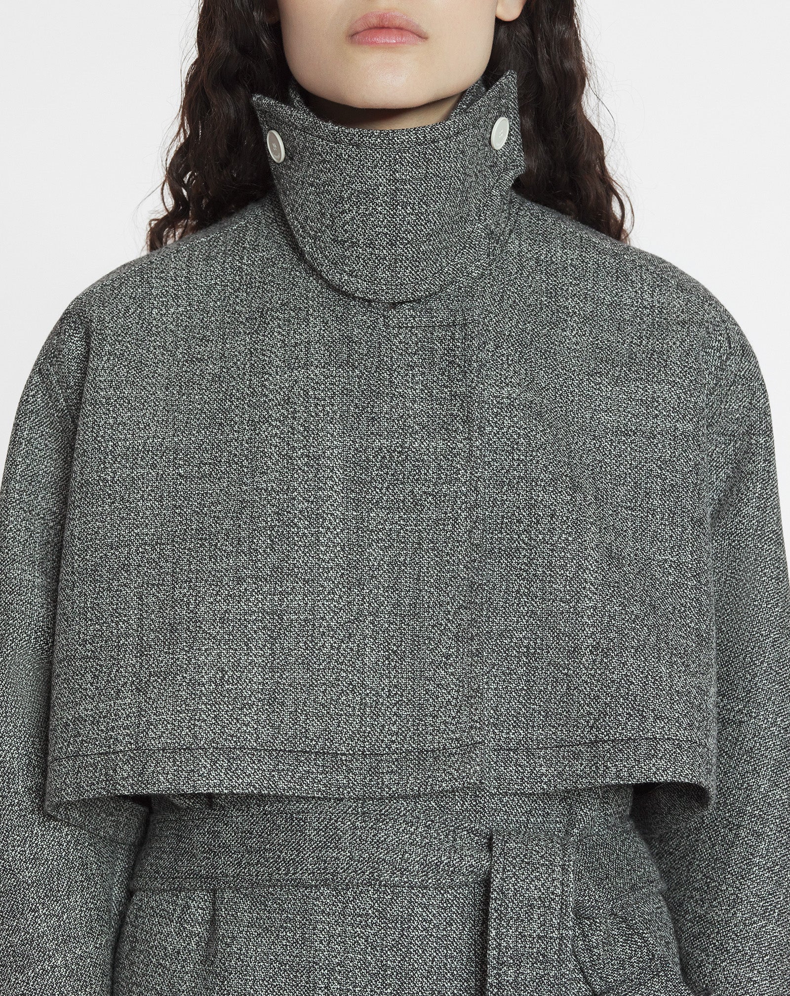 WOOL TRENCH COAT