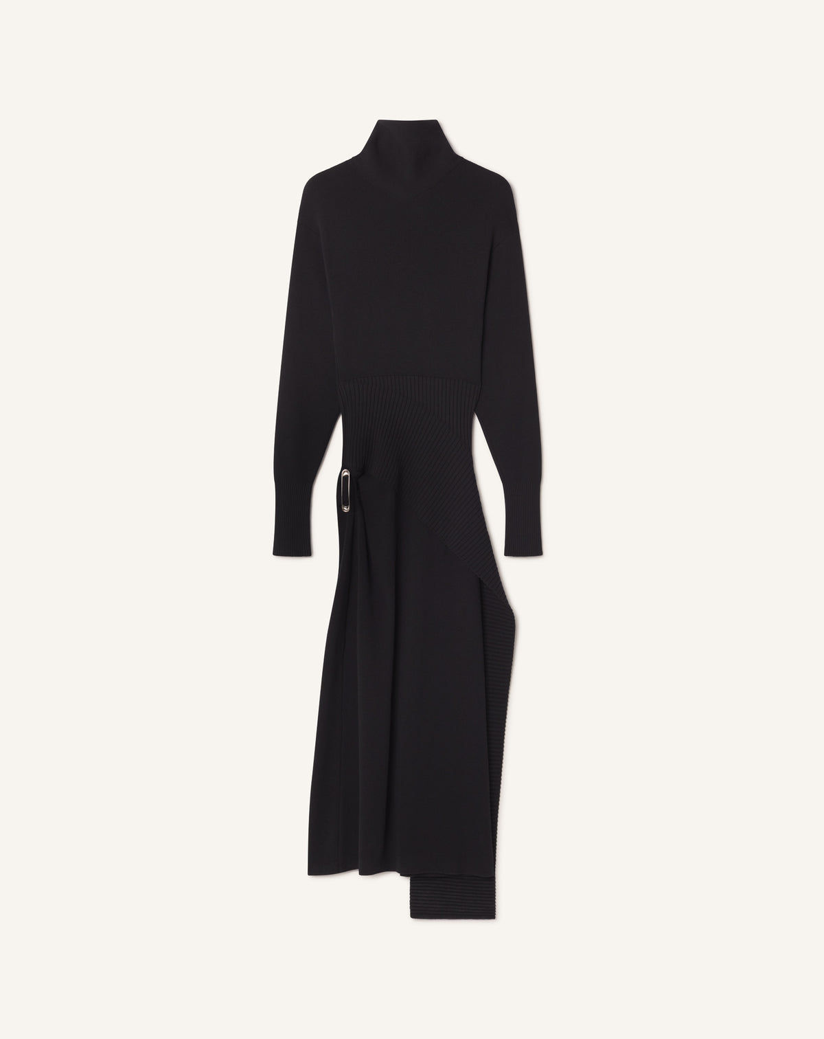 lanvin black dress - Wool And Cashmere Midi For Women - Sleeve Length_Elbow Size:2 - 3Y Lanvins midi dress is Annabel Lee Dress -