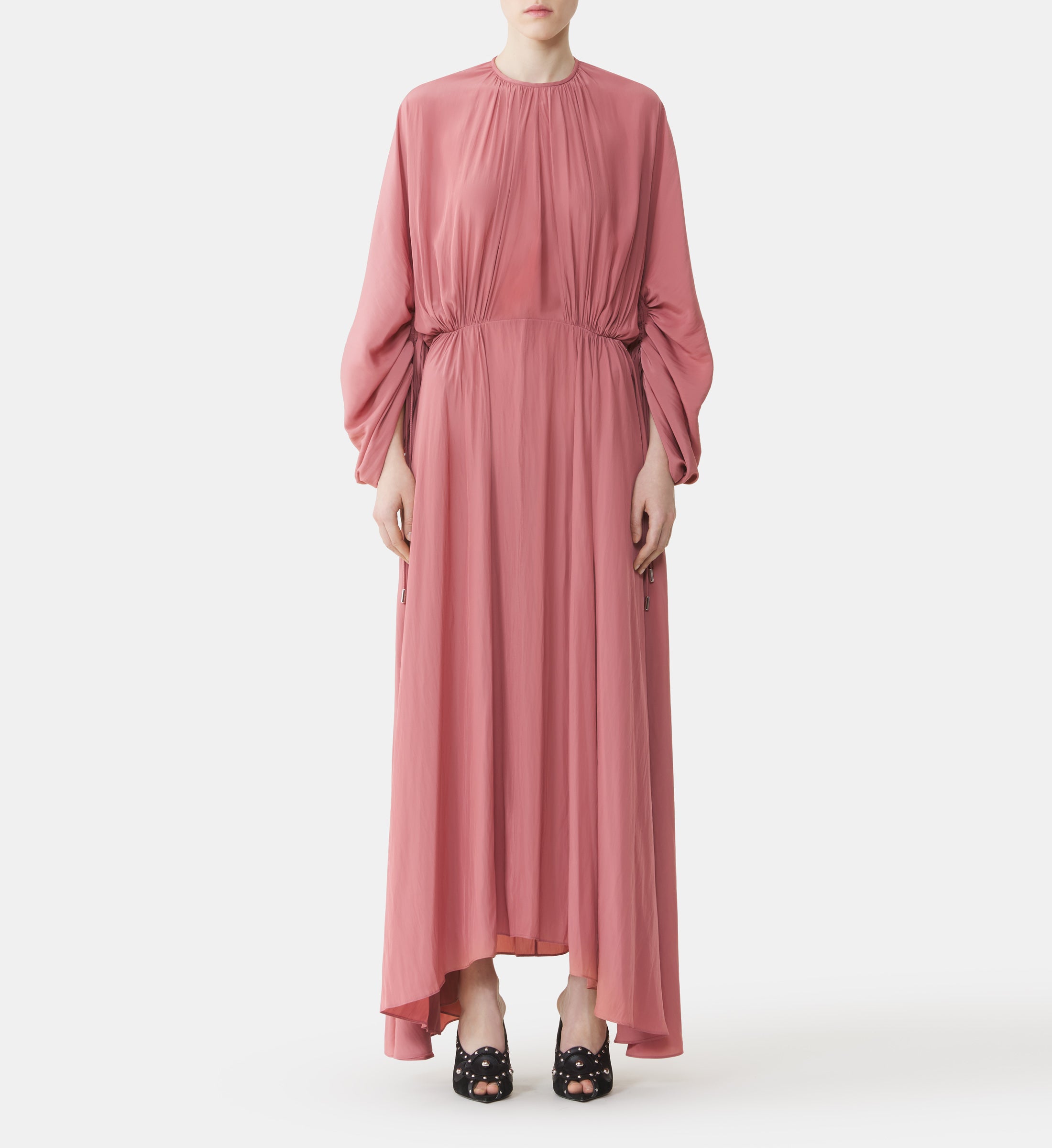FITTED CHARMEUSE DRESS