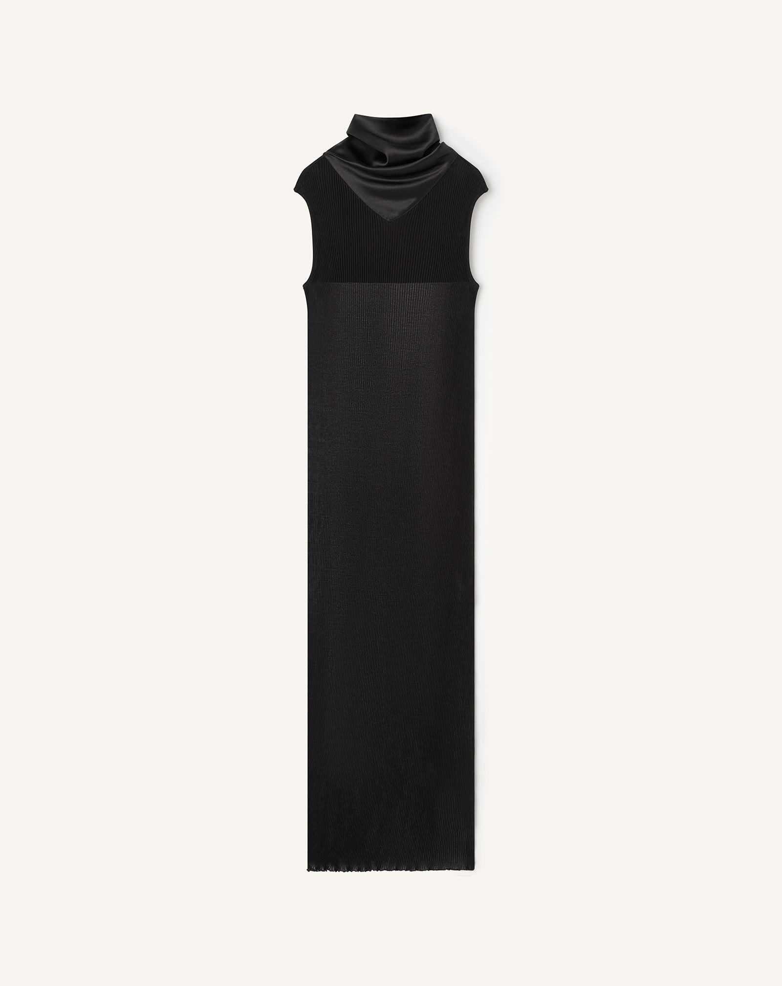 Lanvin - Pleated Jersey Dress For Women - Black - One Size