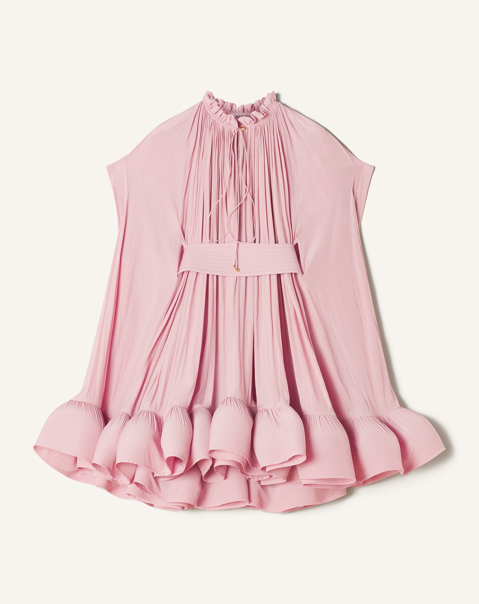 Lanvin Women's Short Charmeuse Dress - Pink