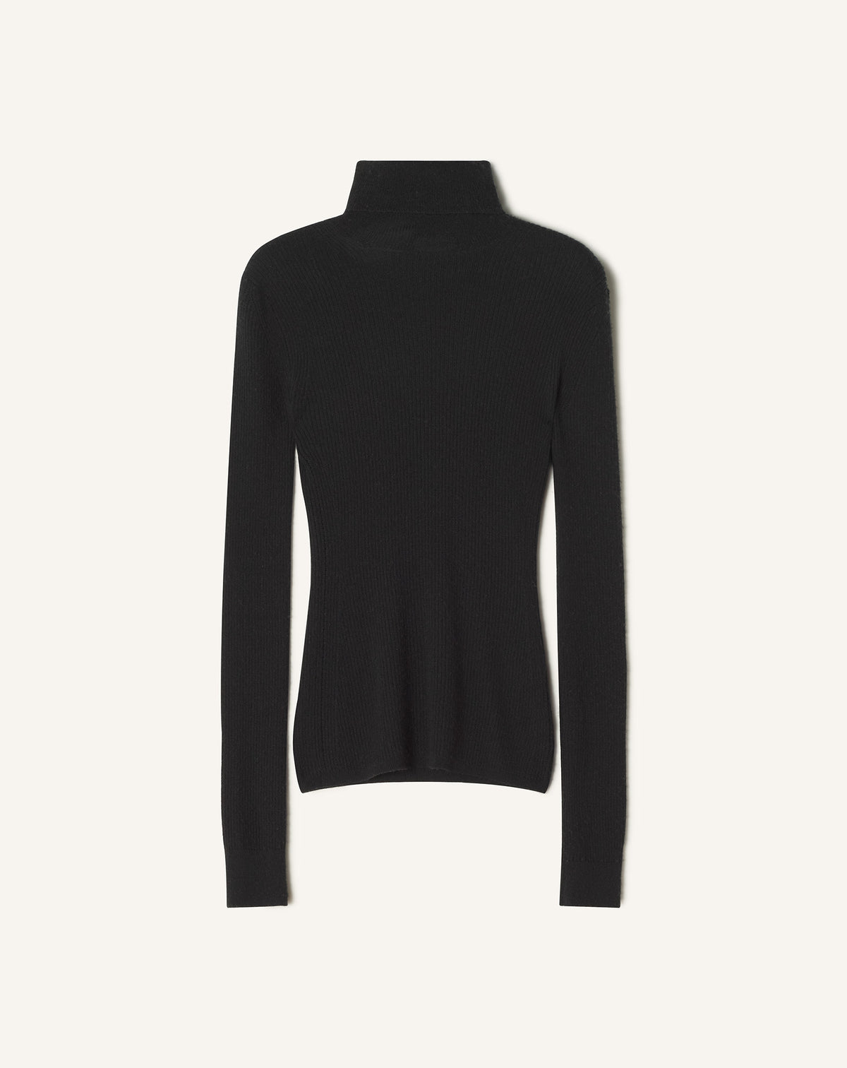 Black Merino Wool And Silk Turtleneck Sweater | Lanvin