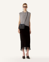 SLEEVELESS CASHMERE SWEATER