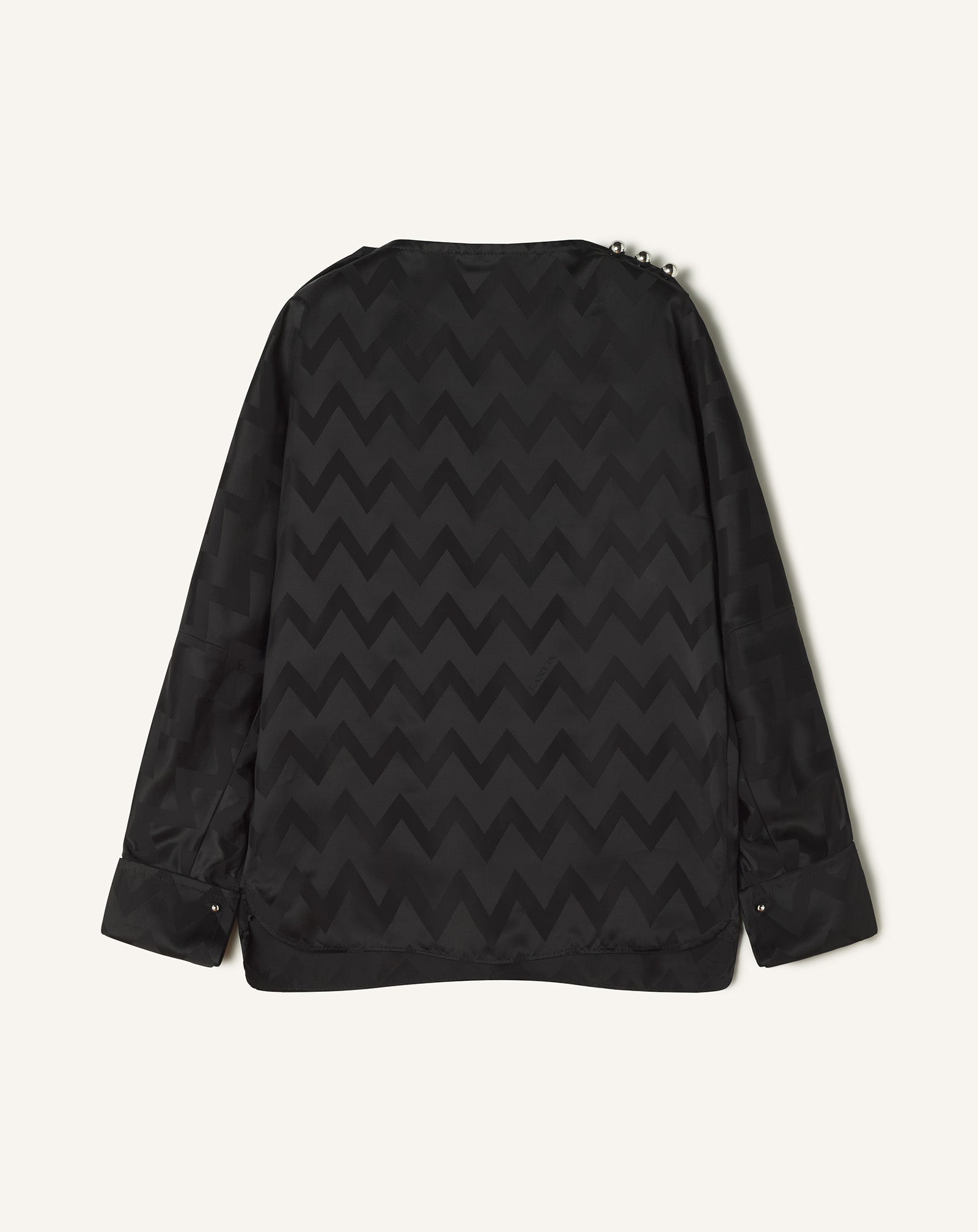 FLUID TOP IN JACQUARD VISCOSE