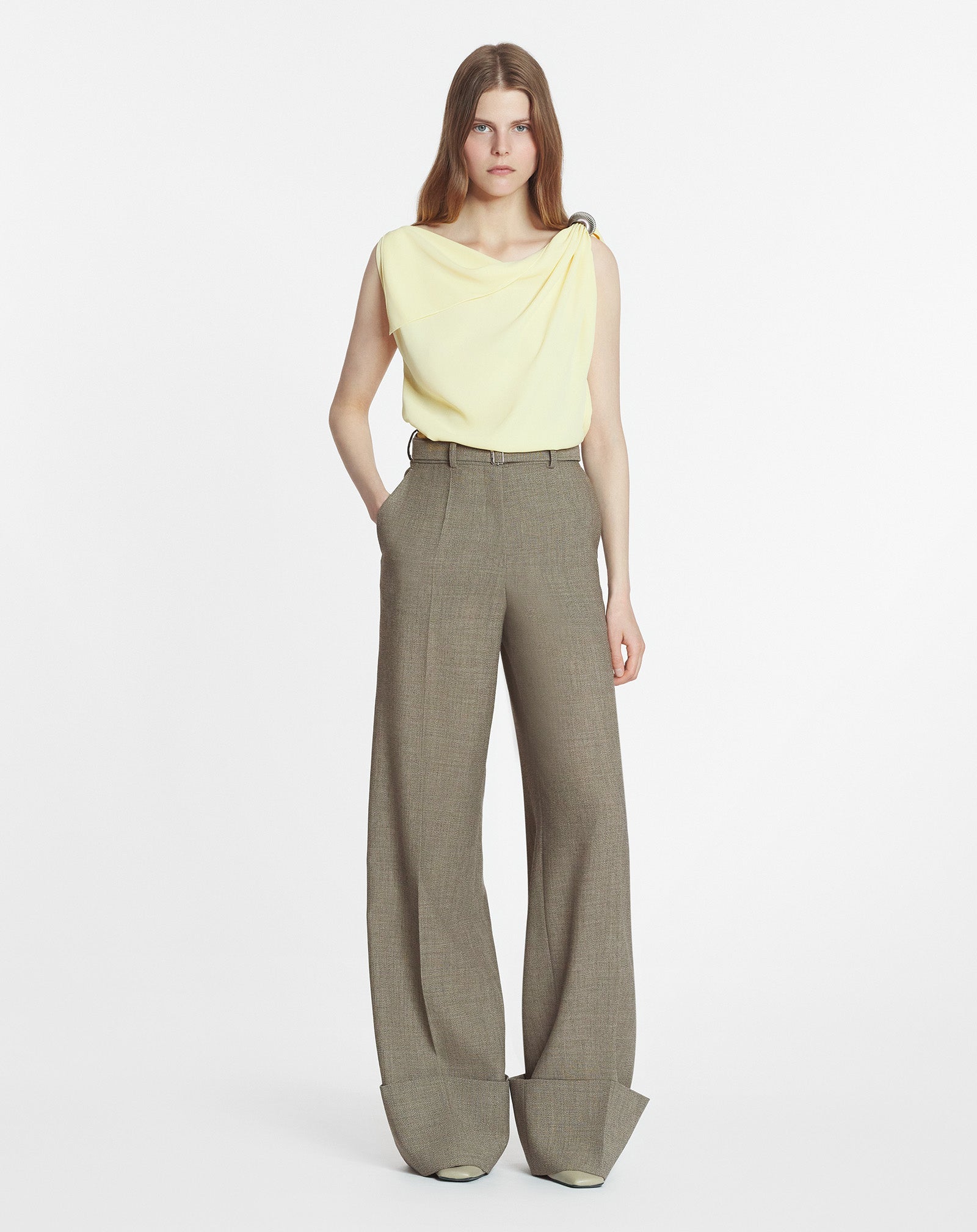ARPÈGE RING DRAPED TOP IN CADY
