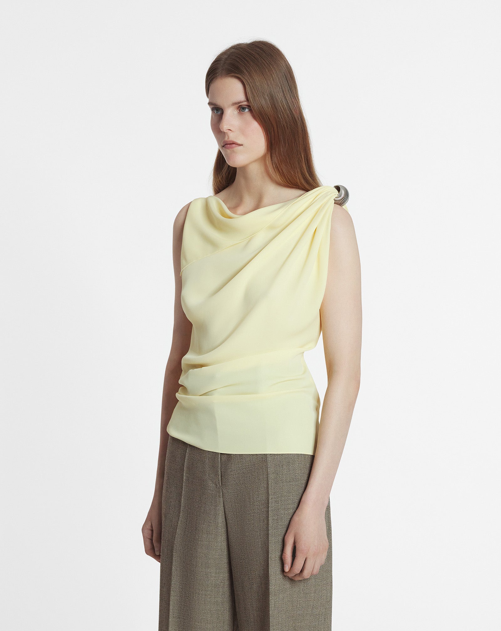 ARPÈGE RING DRAPED TOP IN CADY
