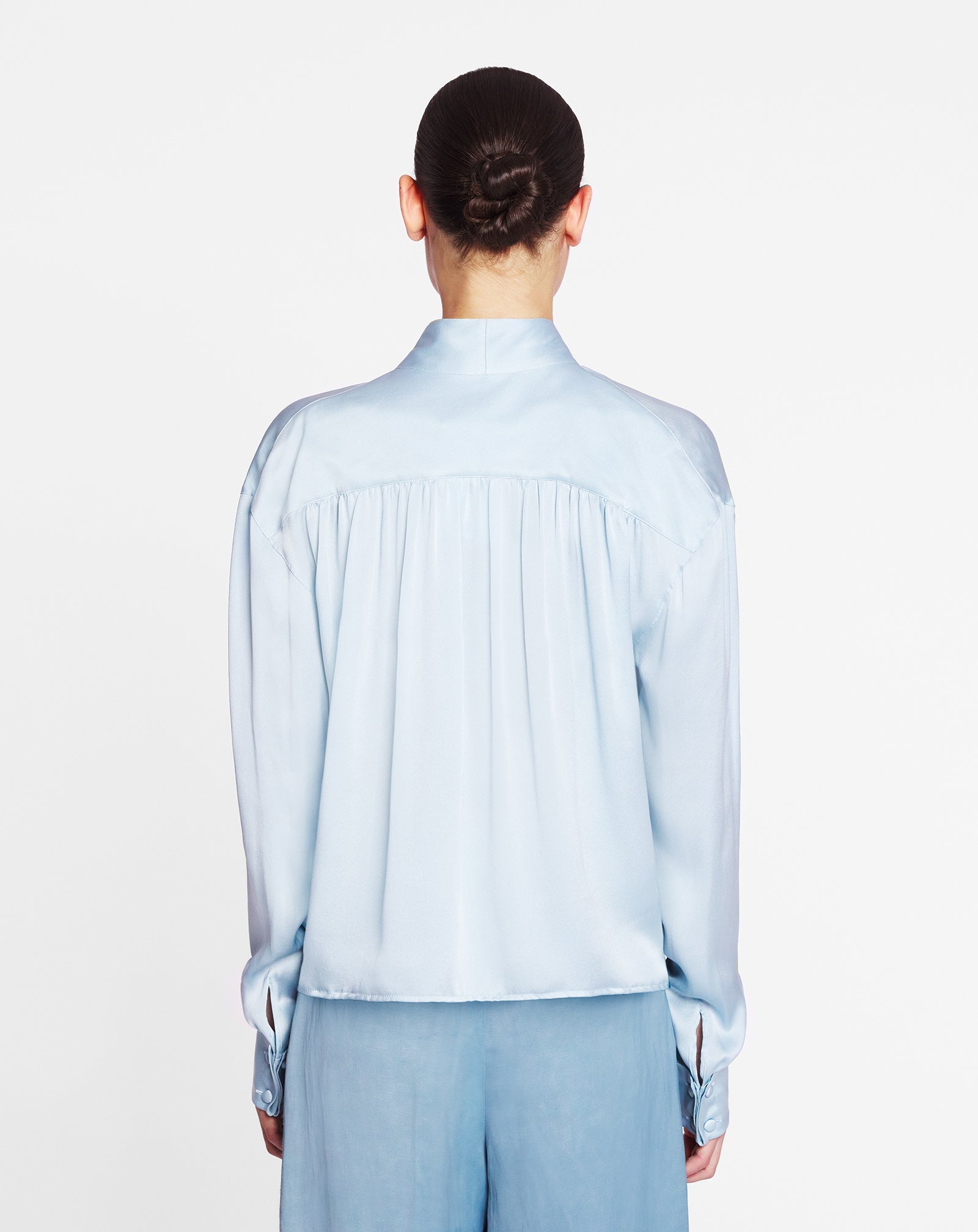 ASCOT COLLAR BLOUSE