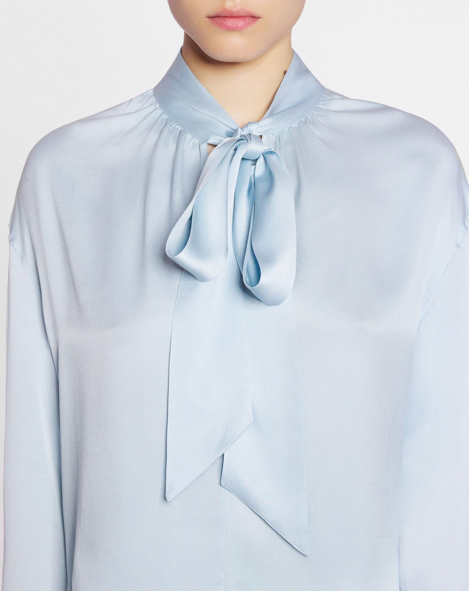 ASCOT COLLAR BLOUSE