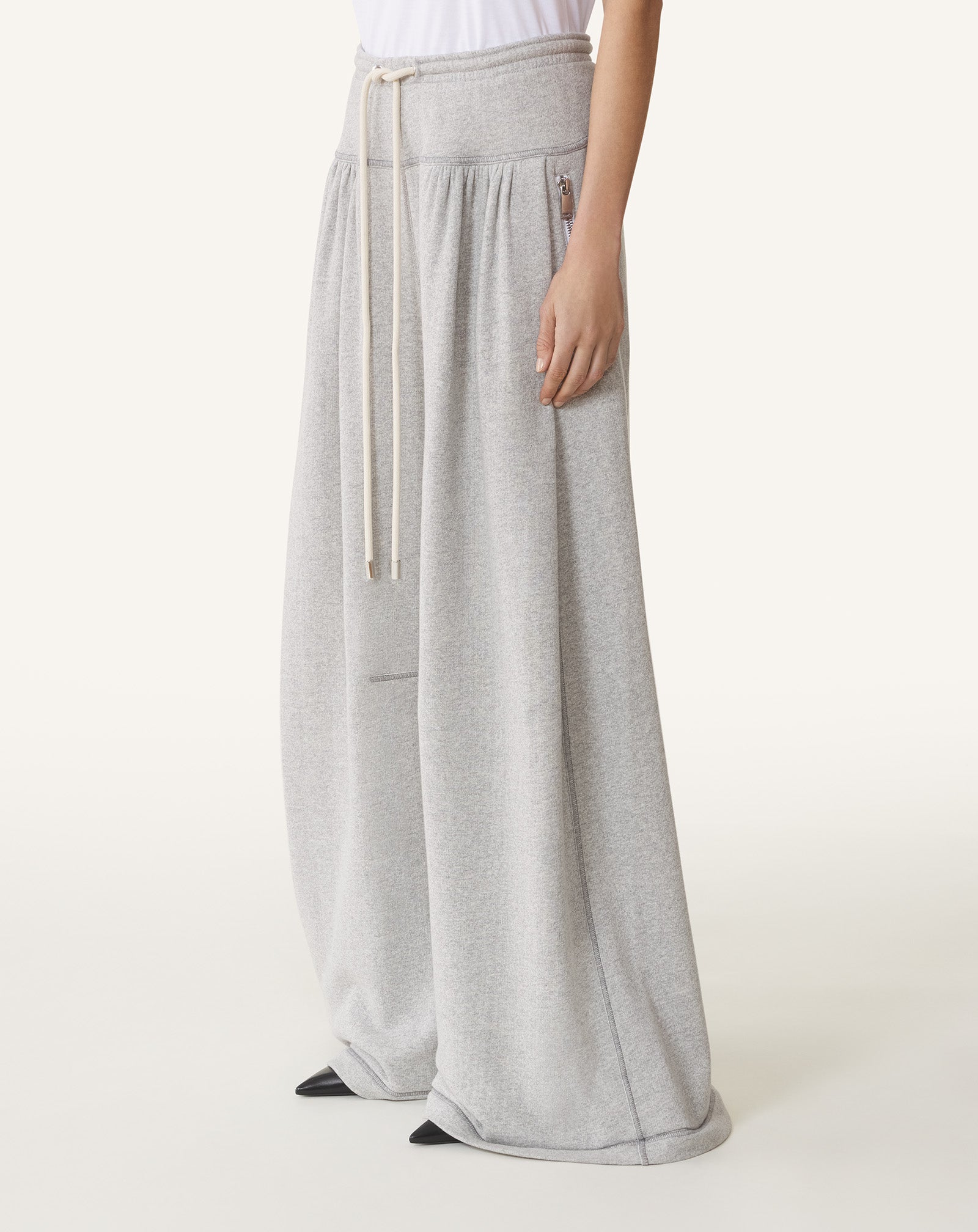 PEPLUM JOGGER PANTS