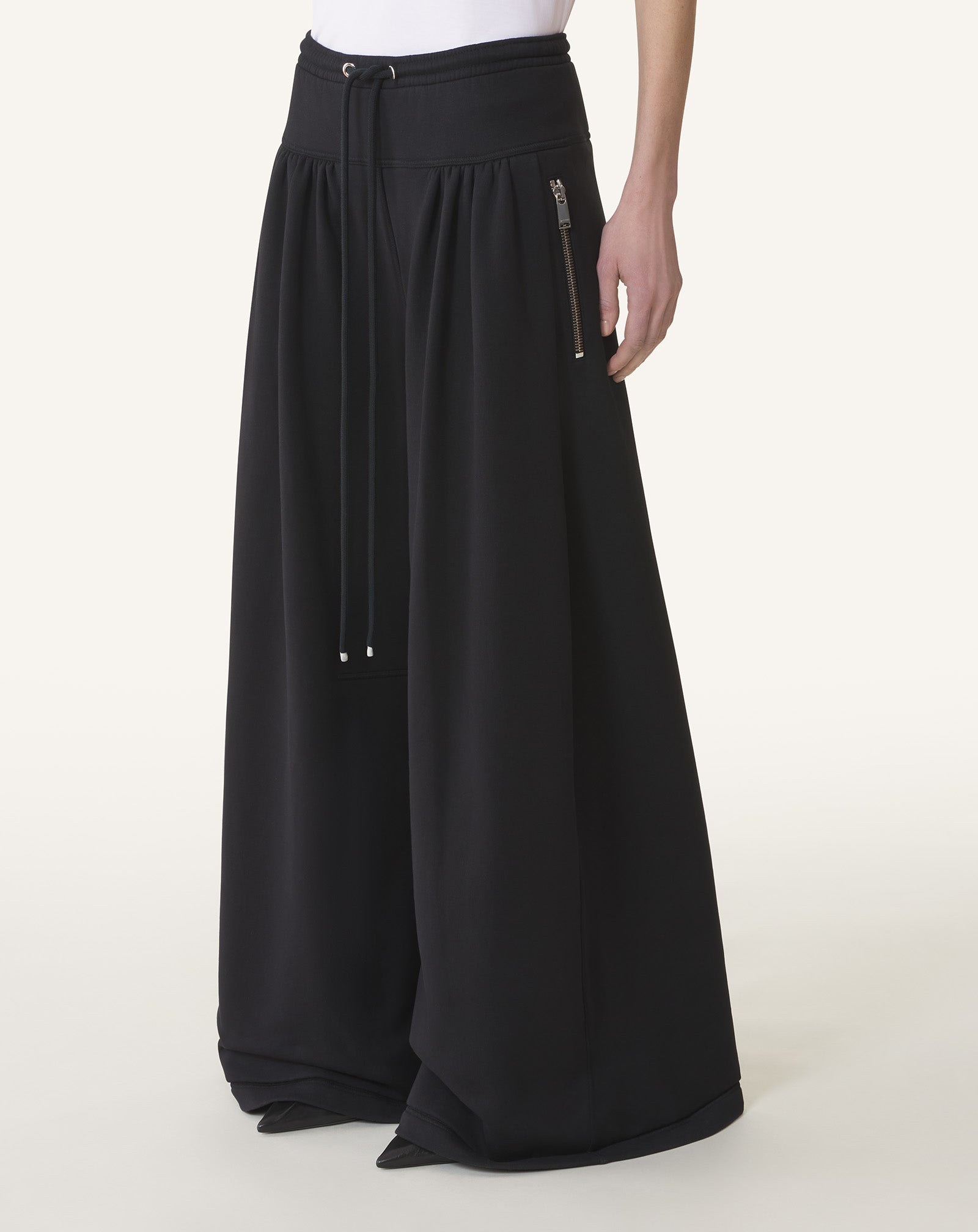 PEPLUM JOGGER PANTS