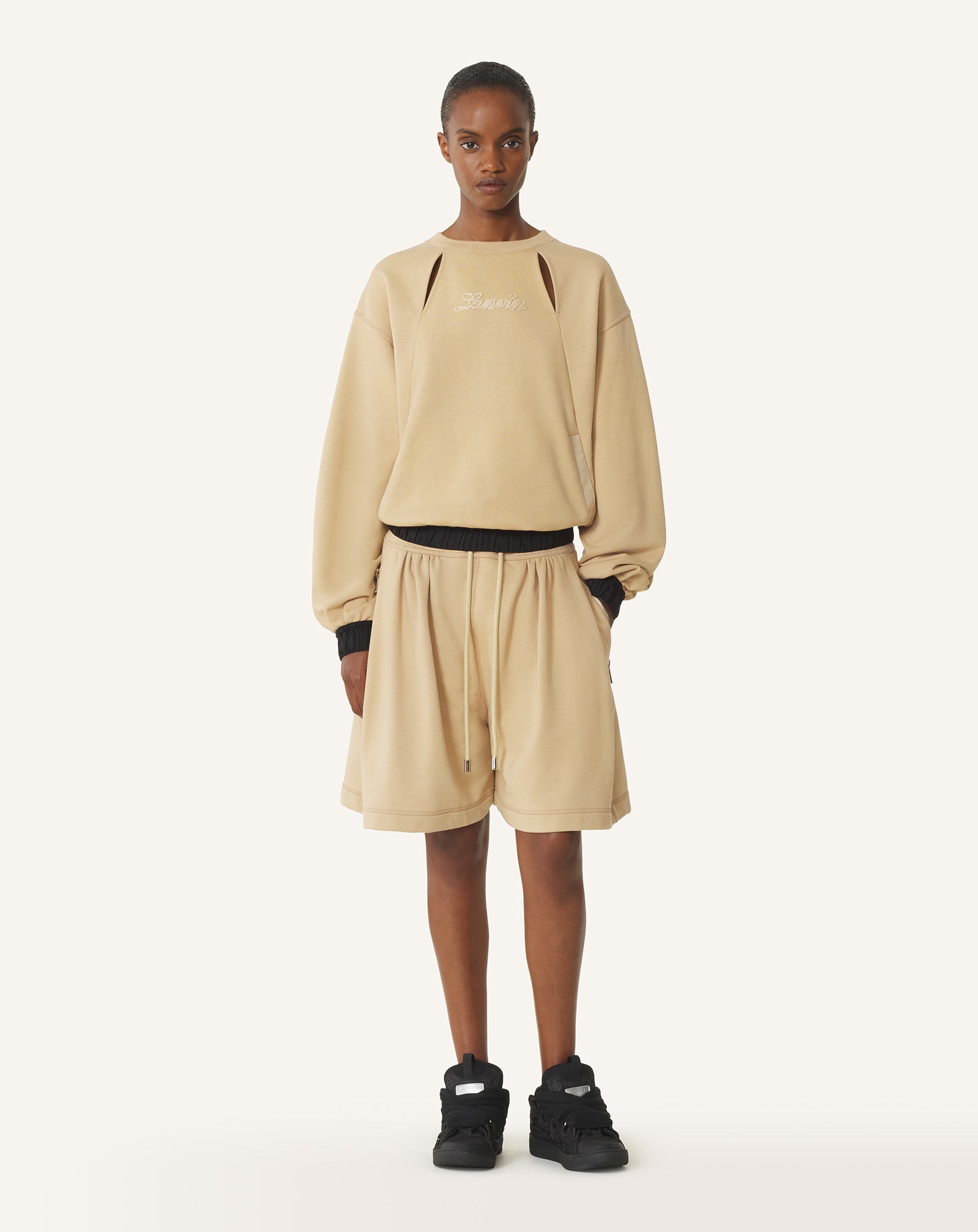 COTTON BERMUDA SHORTS