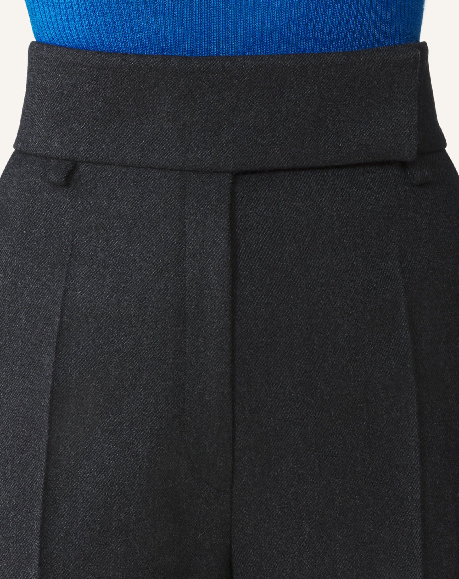 HIGH-WAISTED CIGARETTE PANTS