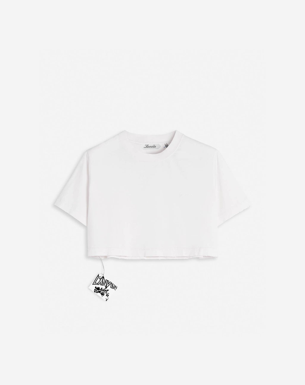 Lanvin x future cropped printed t-shirt