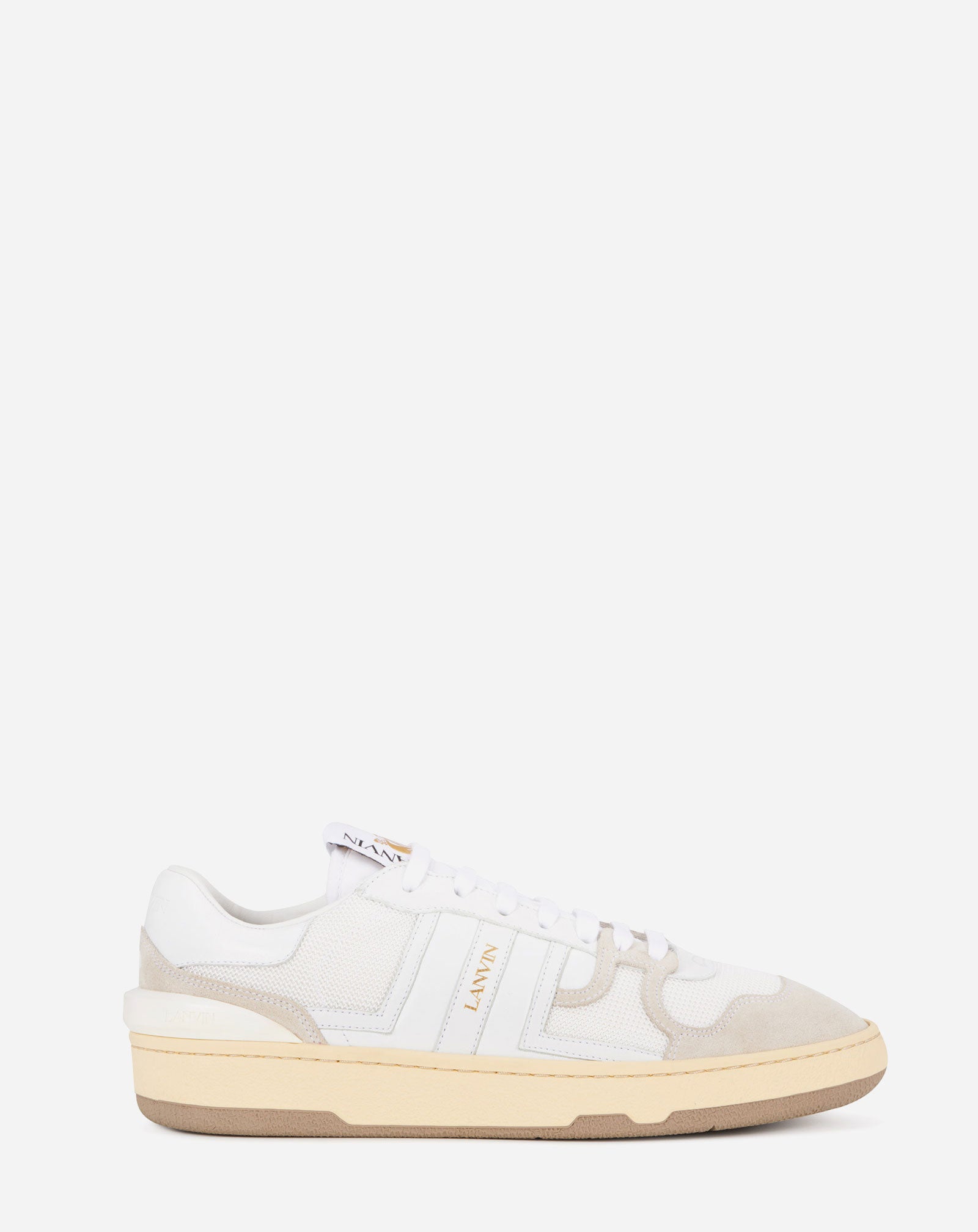 WHITE CLAY MESH SNEAKERS