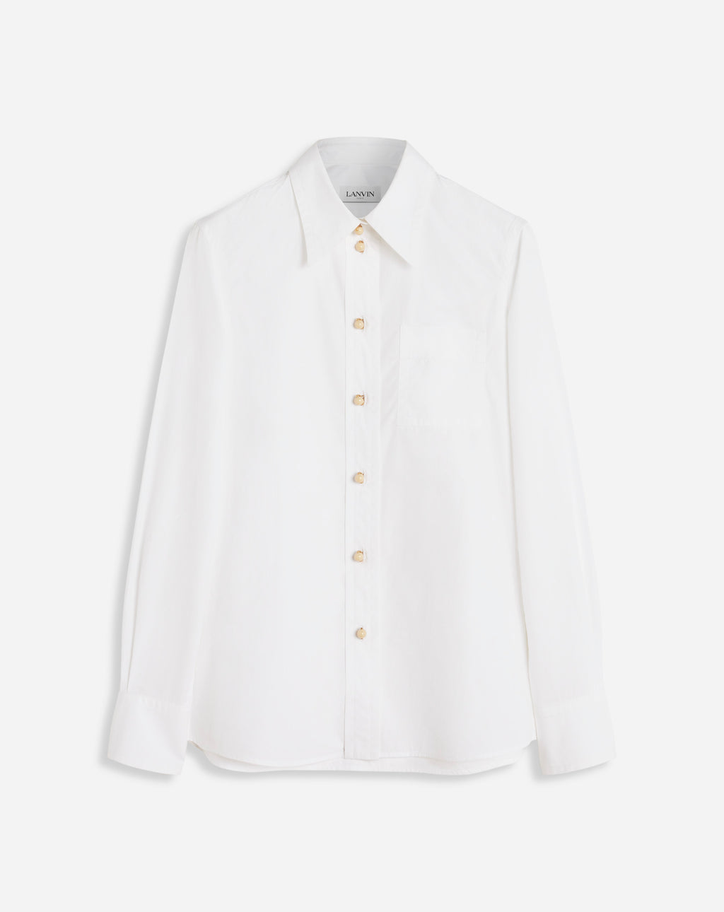 Long sleeve shirt in poplin