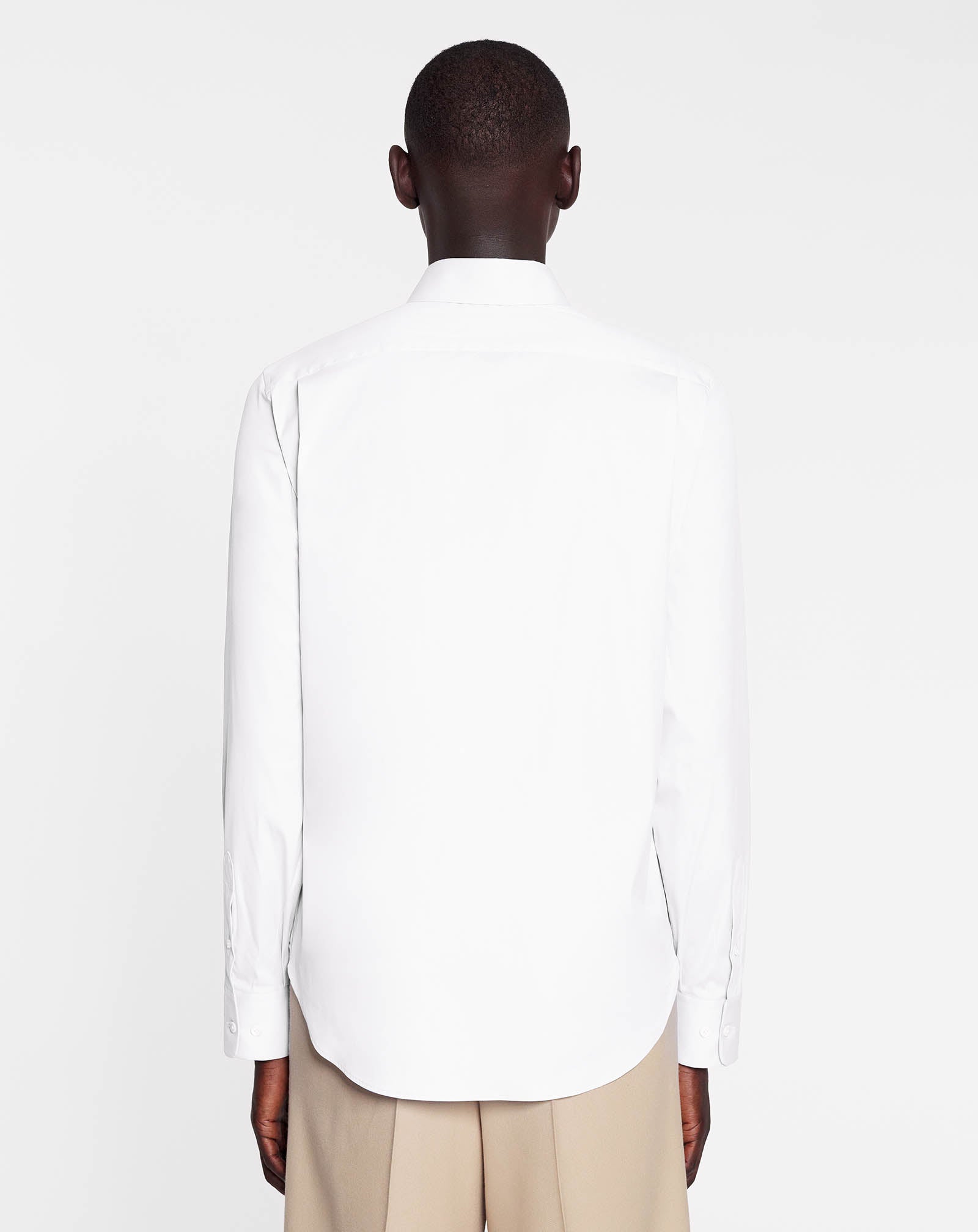 SLIM FIT SHIRT WITH VISIBLE BUTTONS