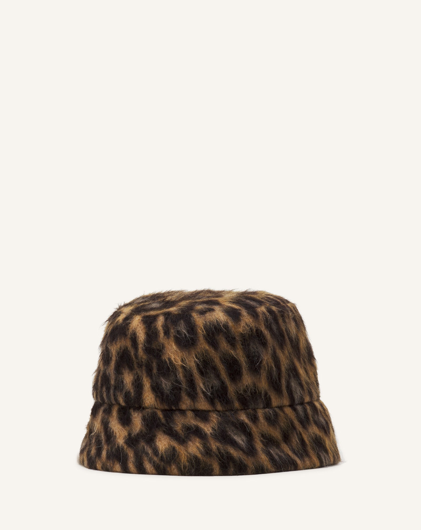 LEOPARD PRINT REVERSIBLE BUCKET HAT