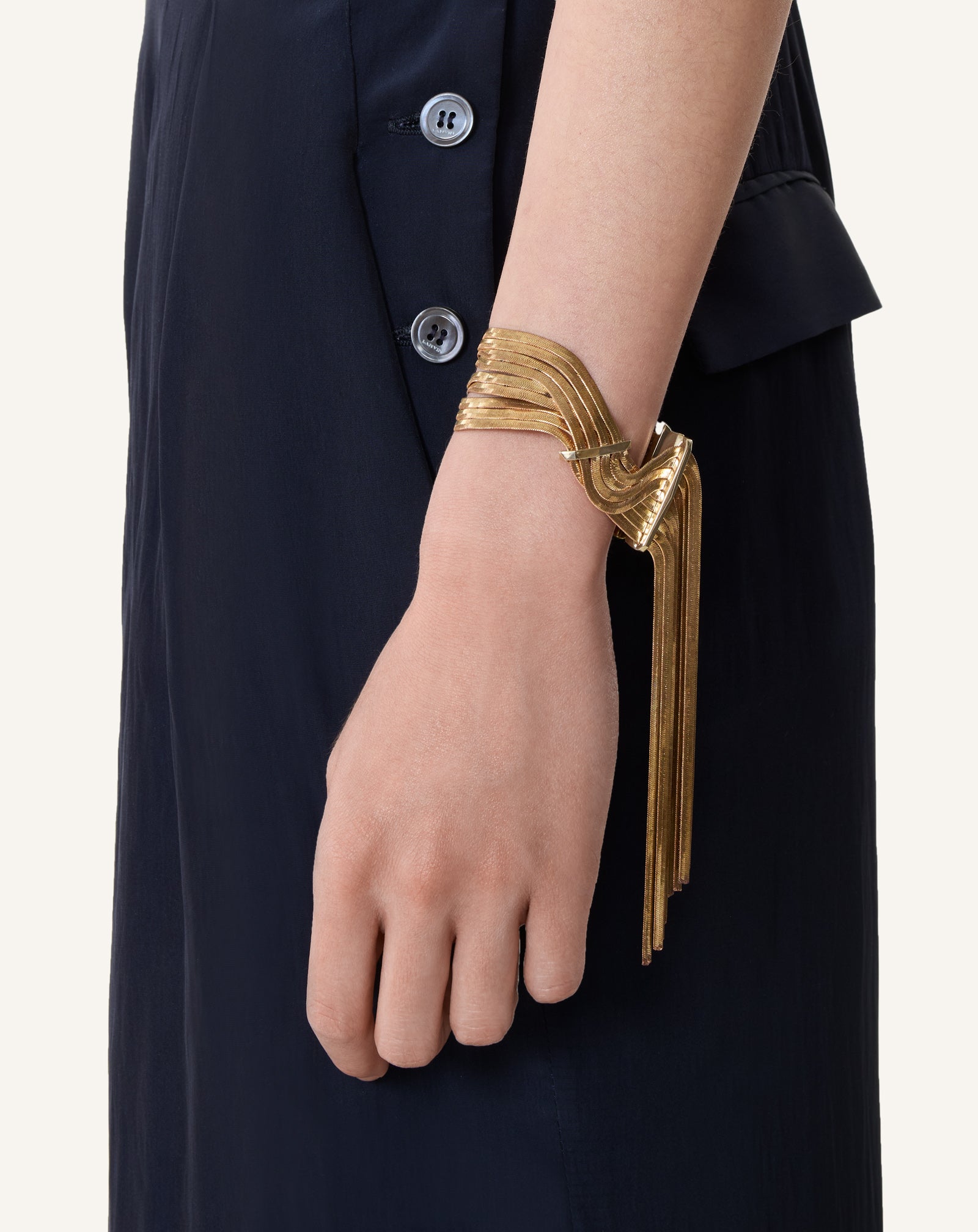 SILVER LANVIN CHAIN BRACELET