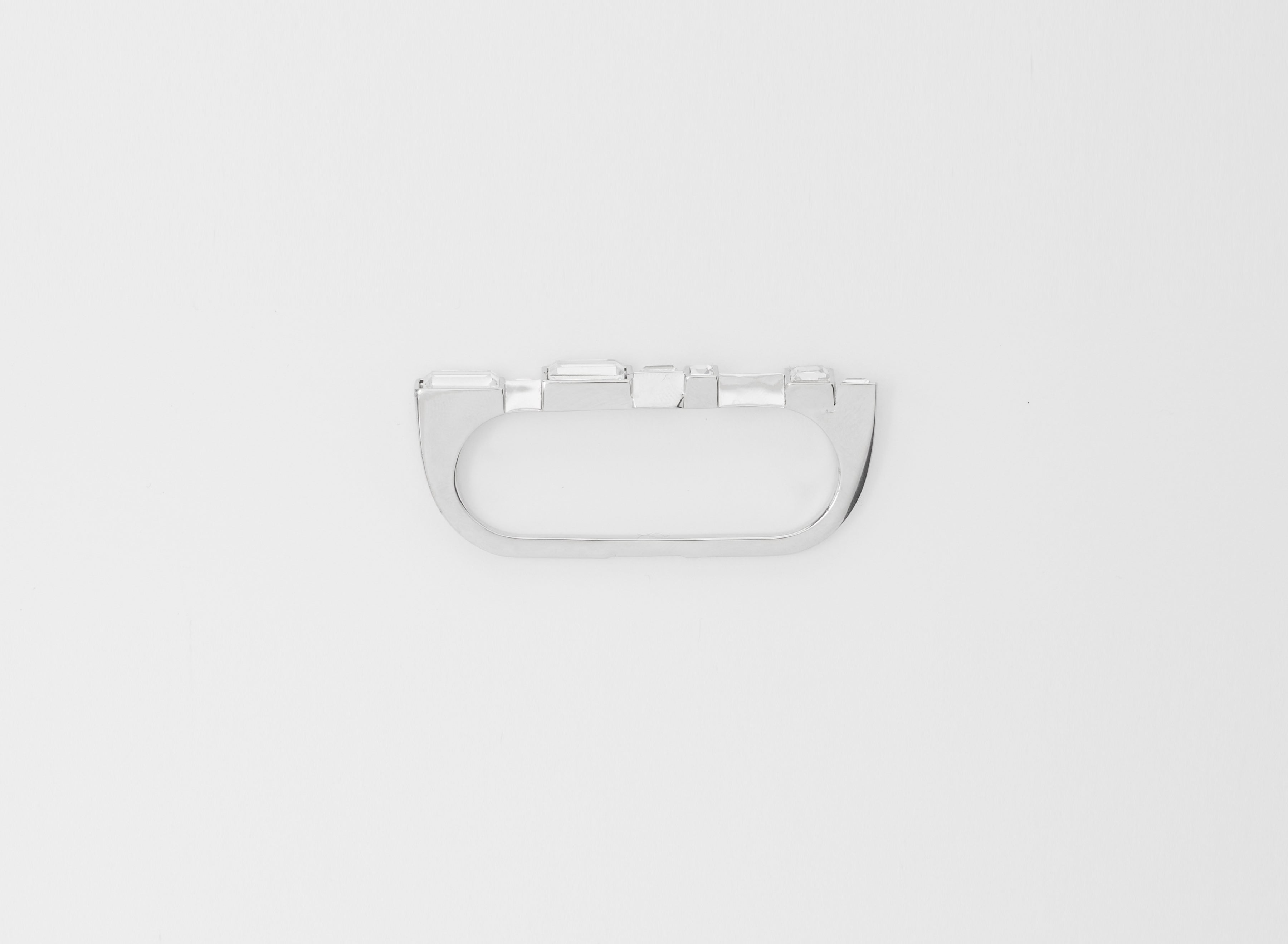 LONG RING CUBIC STRASS 2 FINGERS