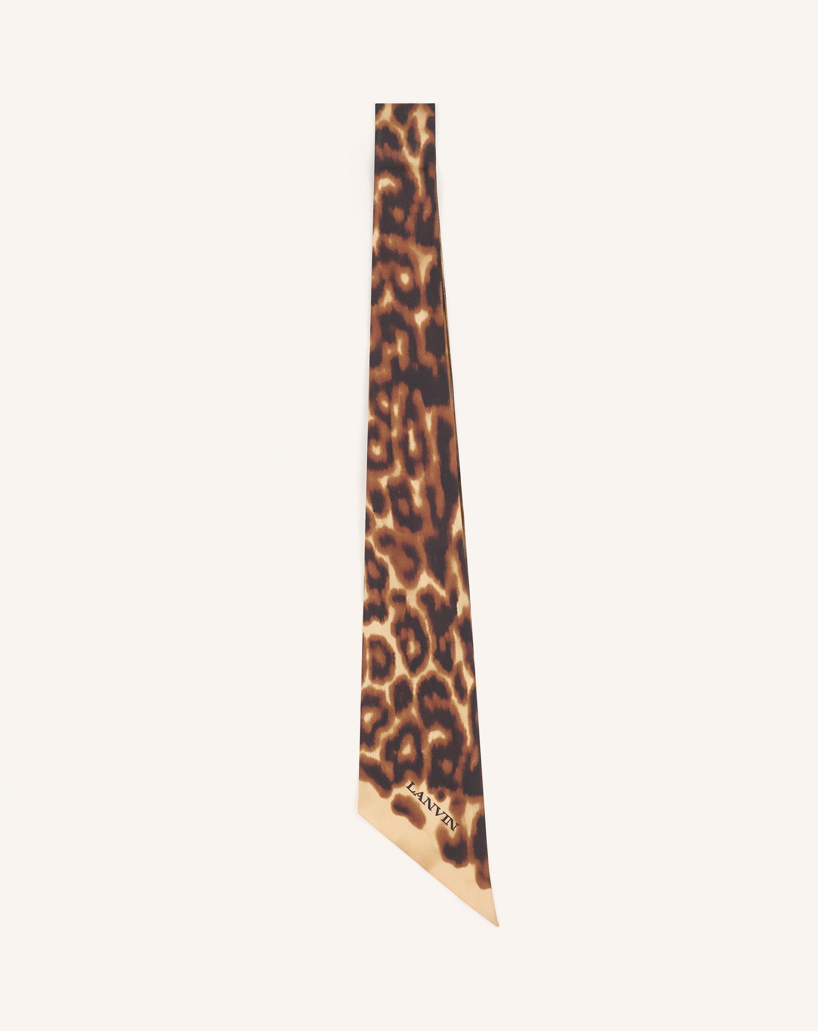 LEOPARD PRINT SILK TWILLY