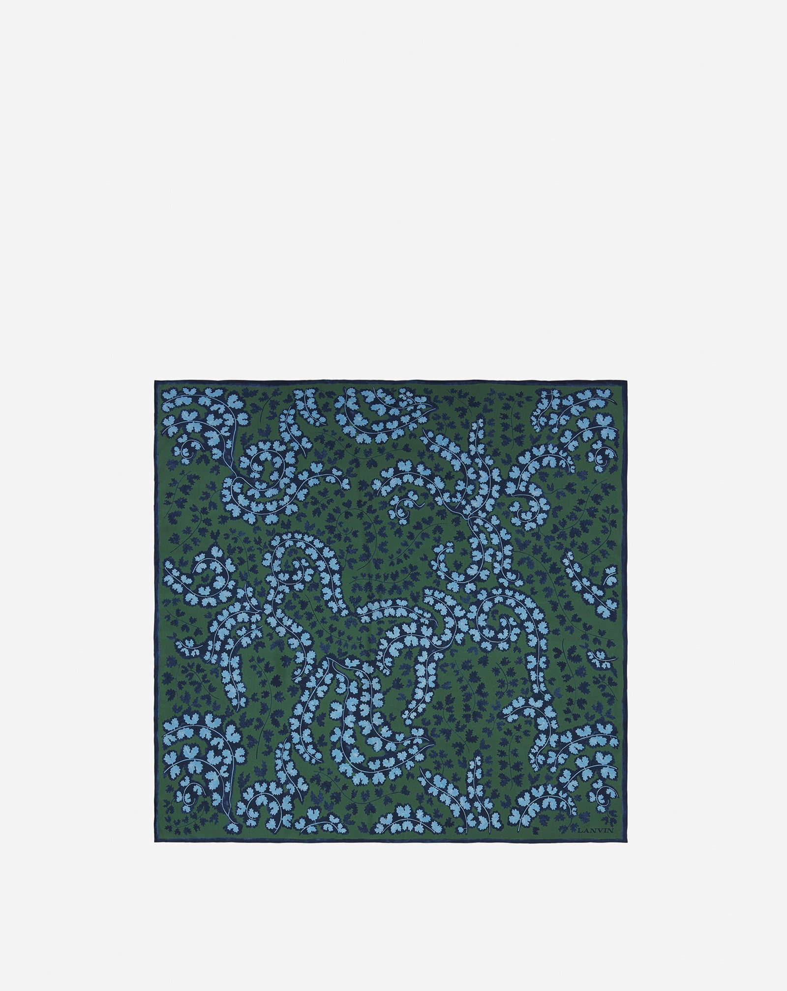 LANVIN ÉTÉ SILK SCARF WITH A RATEAU PRINT AW-SARFO1-1SRU-P25414U