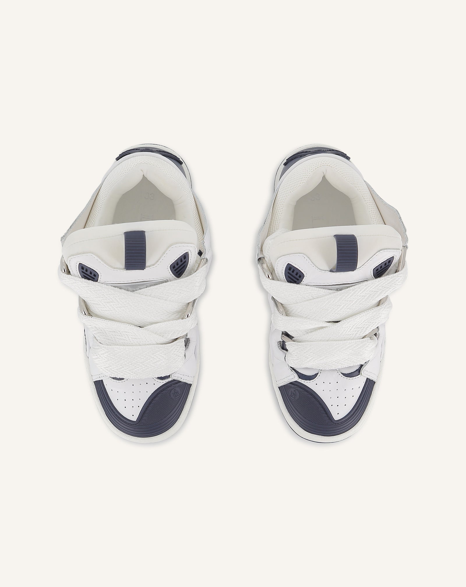 Blue Lace-up Trainers | Lanvin