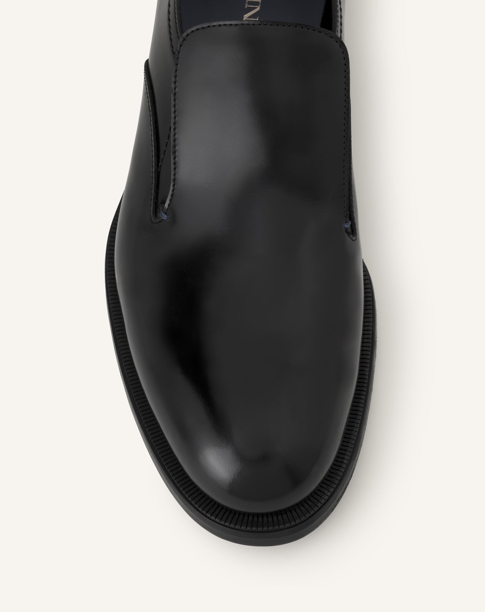 BLACK CLASSIC LOAFERS IN LEATHER