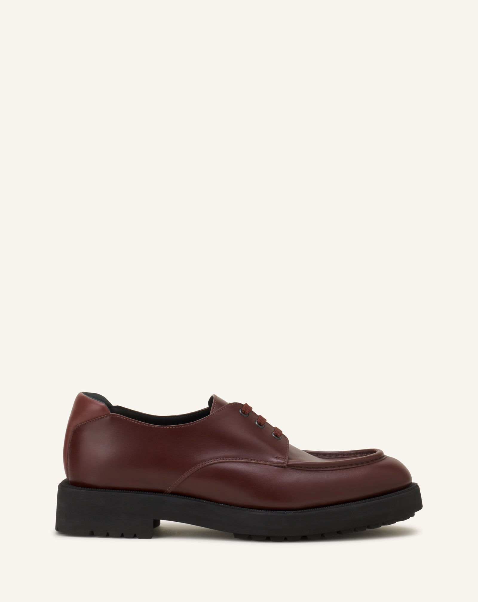 BROWN DERBY SHOES IN SOFT LEATHER