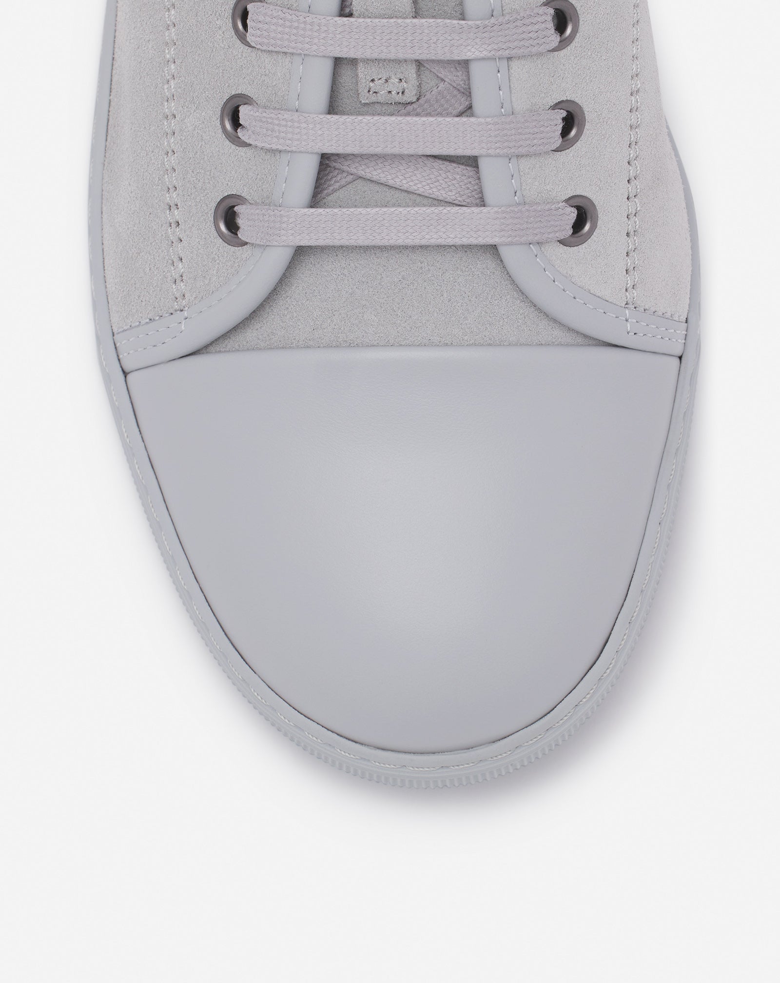 GREY DBB1 SNEAKERS IN LEATHER AND SUEDE