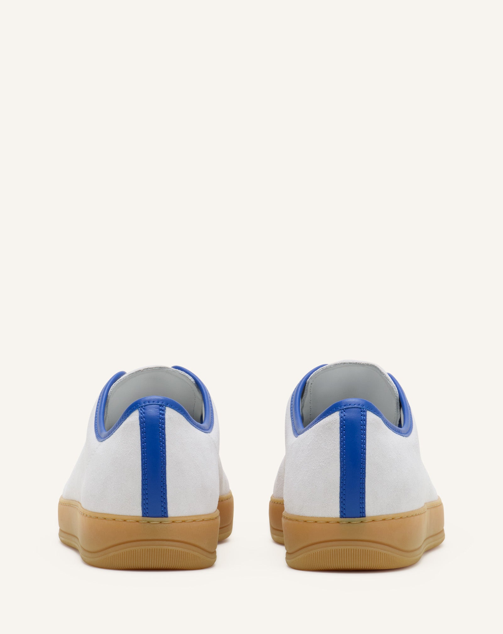 BLUE DBB1 LEATHER AND SUEDE SNEAKERS